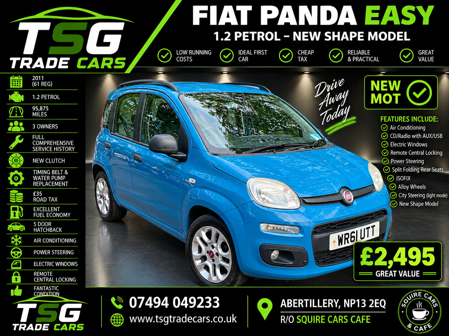 2012 Fiat Panda for sale at TSG Trade Cars