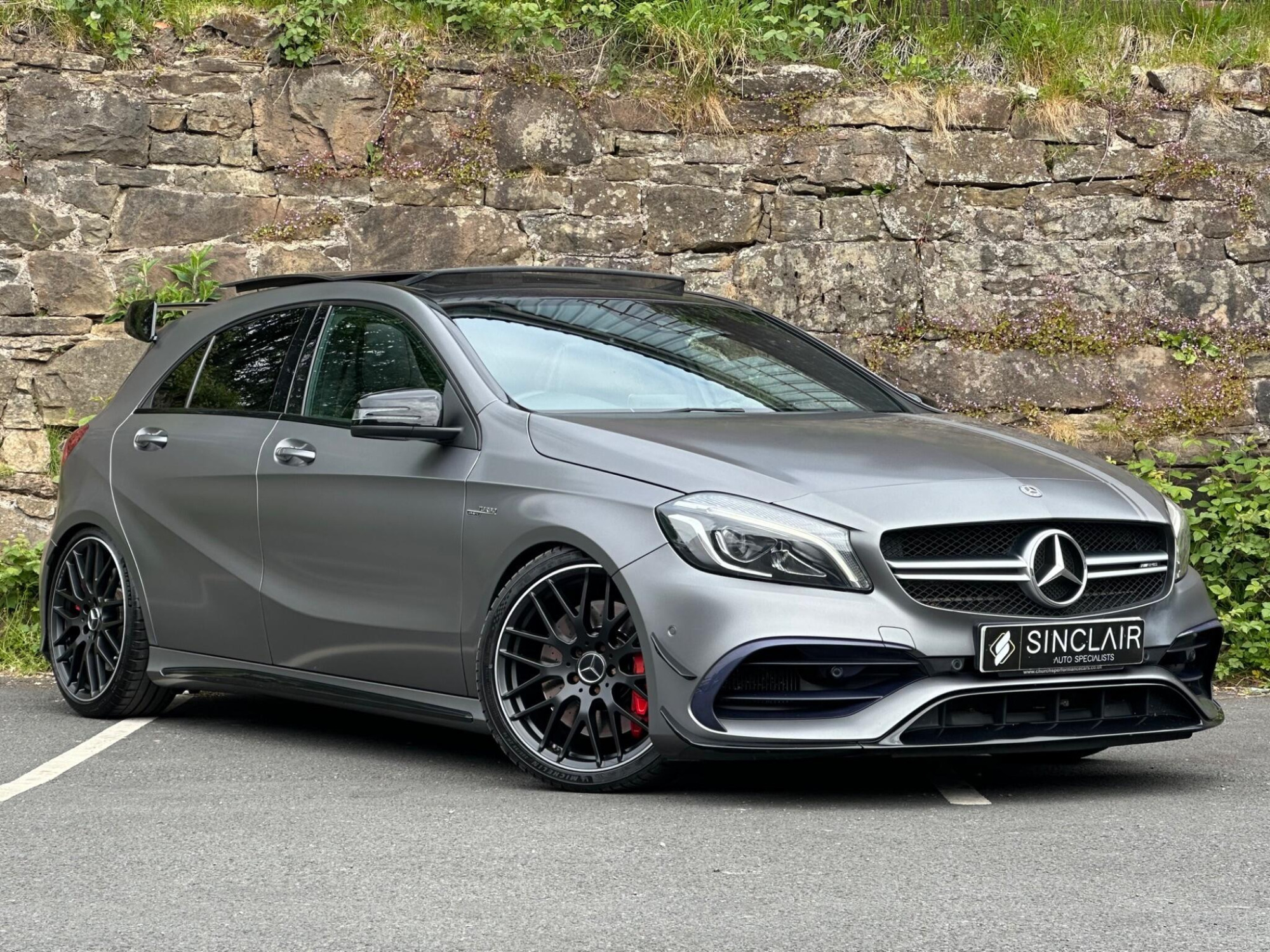 2017 Mercedes-Benz A Class 2.0 A45 AMG (Premium) SpdS DCT 4MATIC Euro 6 (s/s) 5dr for sale at Sinclair Auto Specialists