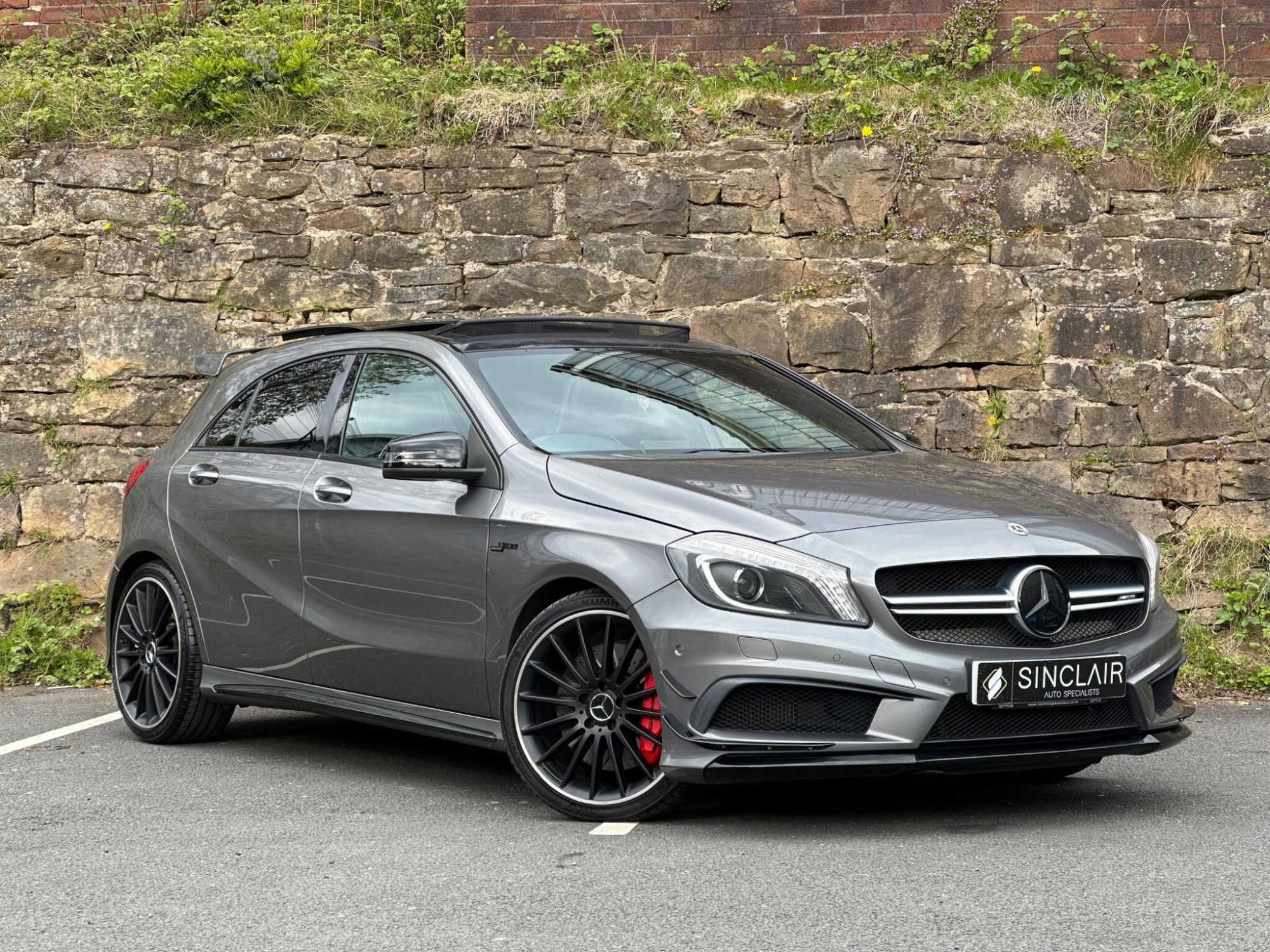 2015 Mercedes-Benz A Class 2.0 A45 AMG SpdS DCT 4MATIC Euro 6 (s/s) 5dr for sale at Sinclair Auto Specialists