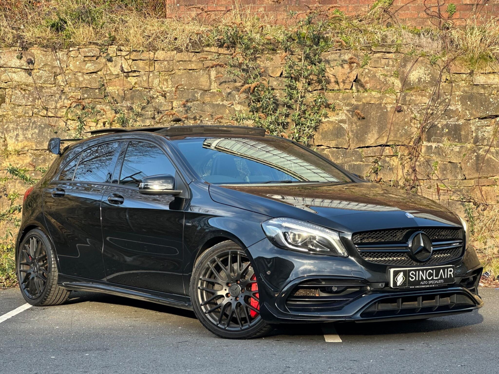2017 Mercedes-Benz A Class 2.0 A45 AMG SpdS DCT 4MATIC Euro 6 (s/s) 5dr for sale at Sinclair Auto Specialists