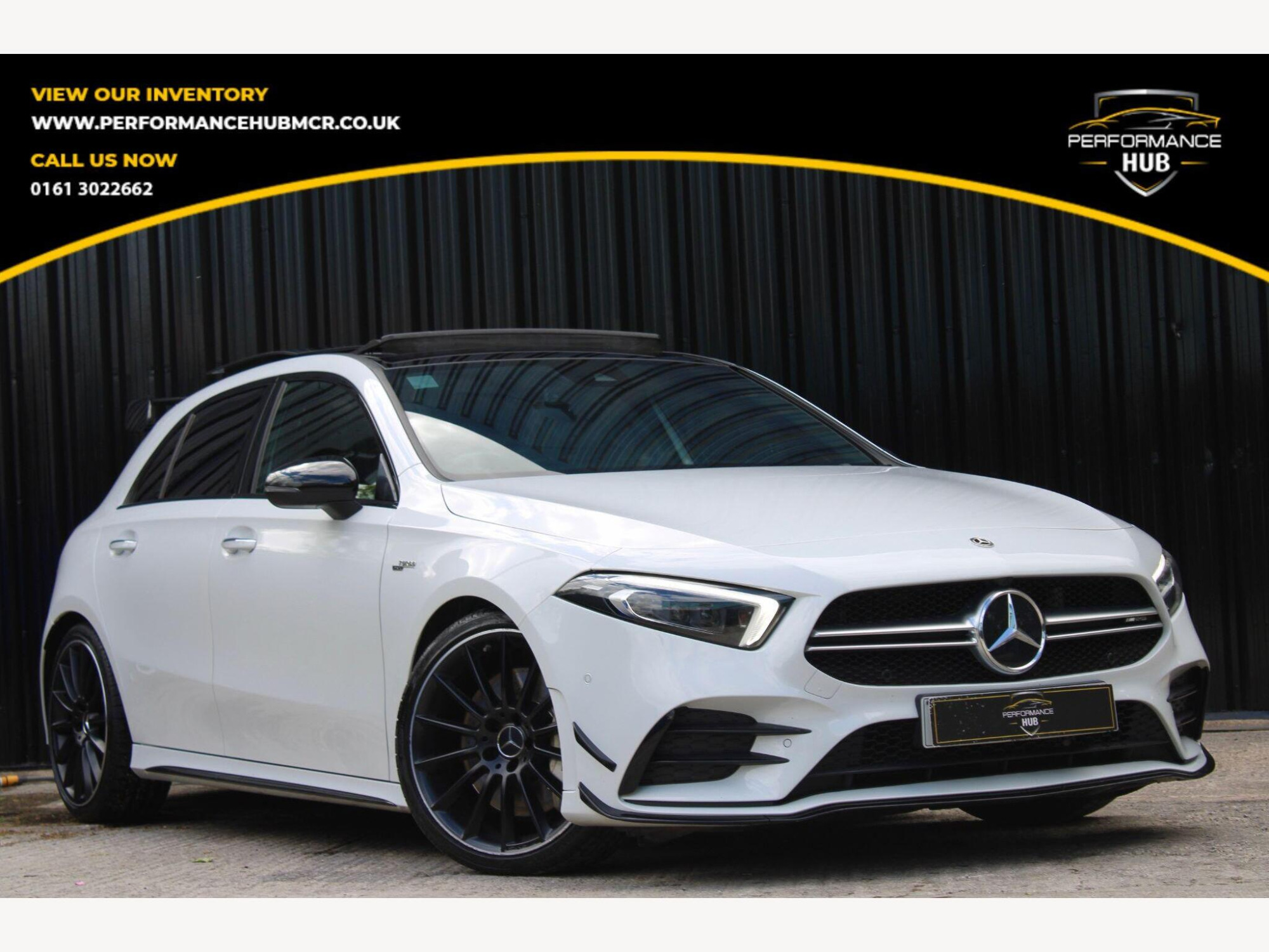 2022 Mercedes-Benz A Class 2.0 A35 AMG Edition (Premium Plus) 7G-DCT 4MATIC Euro 6 (s/s) 5dr for sale at Performance Hub