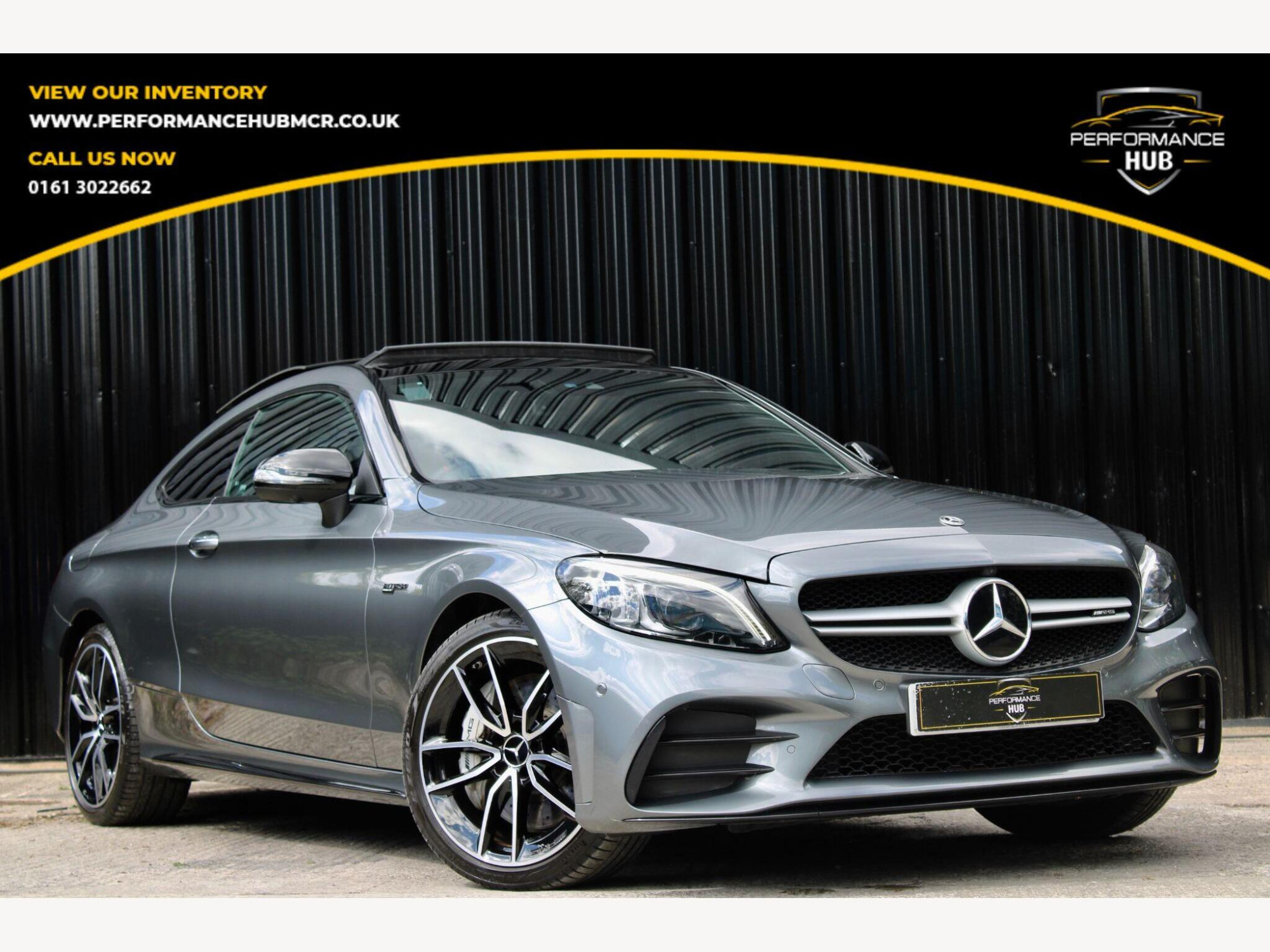 2021 Mercedes-Benz C Class 3.0 C43 V6 AMG Night Edition (Premium Plus) G-Tronic+ 4MATIC Euro 6 (s/s) 2dr for sale at Performance Hub