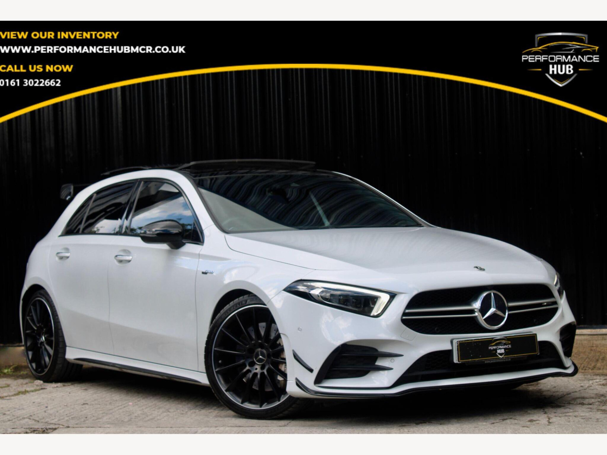 2021 Mercedes-Benz A Class 2.0 A35 AMG Edition (Premium Plus) 7G-DCT 4MATIC Euro 6 (s/s) 5dr for sale at Performance Hub