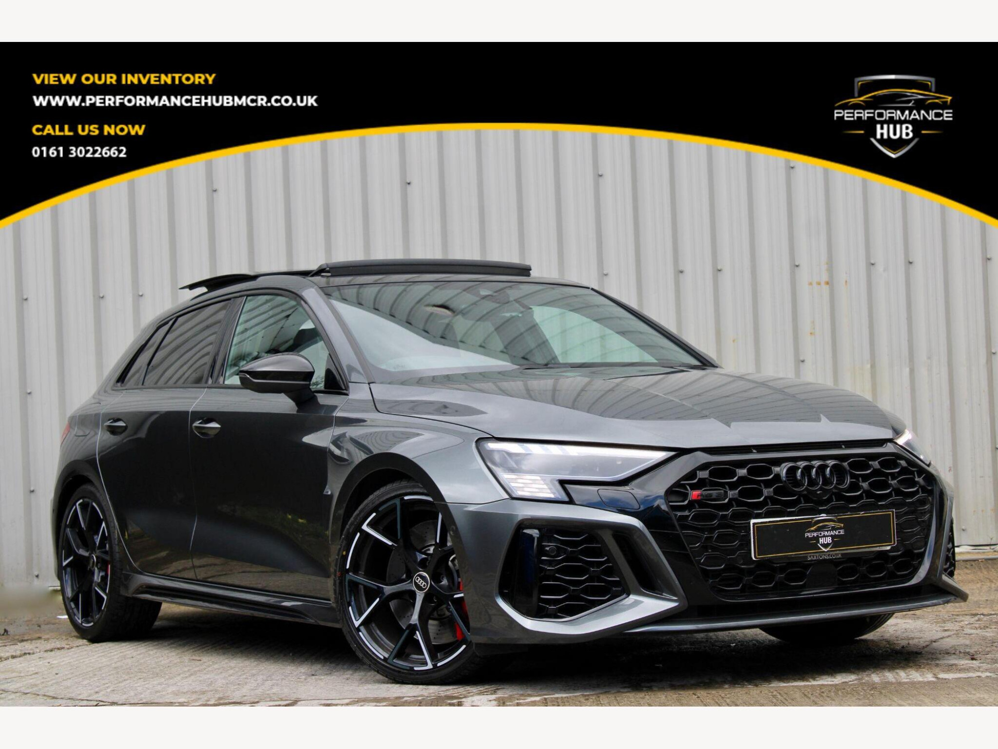 2022 Audi RS3 2.5 TFSI Vorsprung Sportback S Tronic quattro Euro 6 (s/s) 5dr for sale at Performance Hub