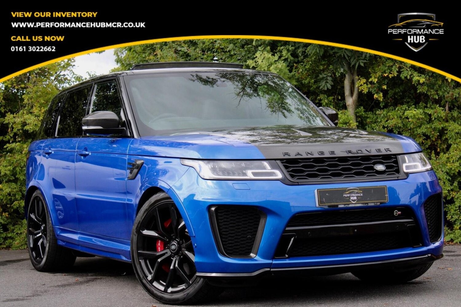 2020 LAND ROVER RANGE ROVER SPORT 5.0 P575 V8 SVR Auto 4WD Euro 6 (s/s) 5dr for sale at Performance Hub