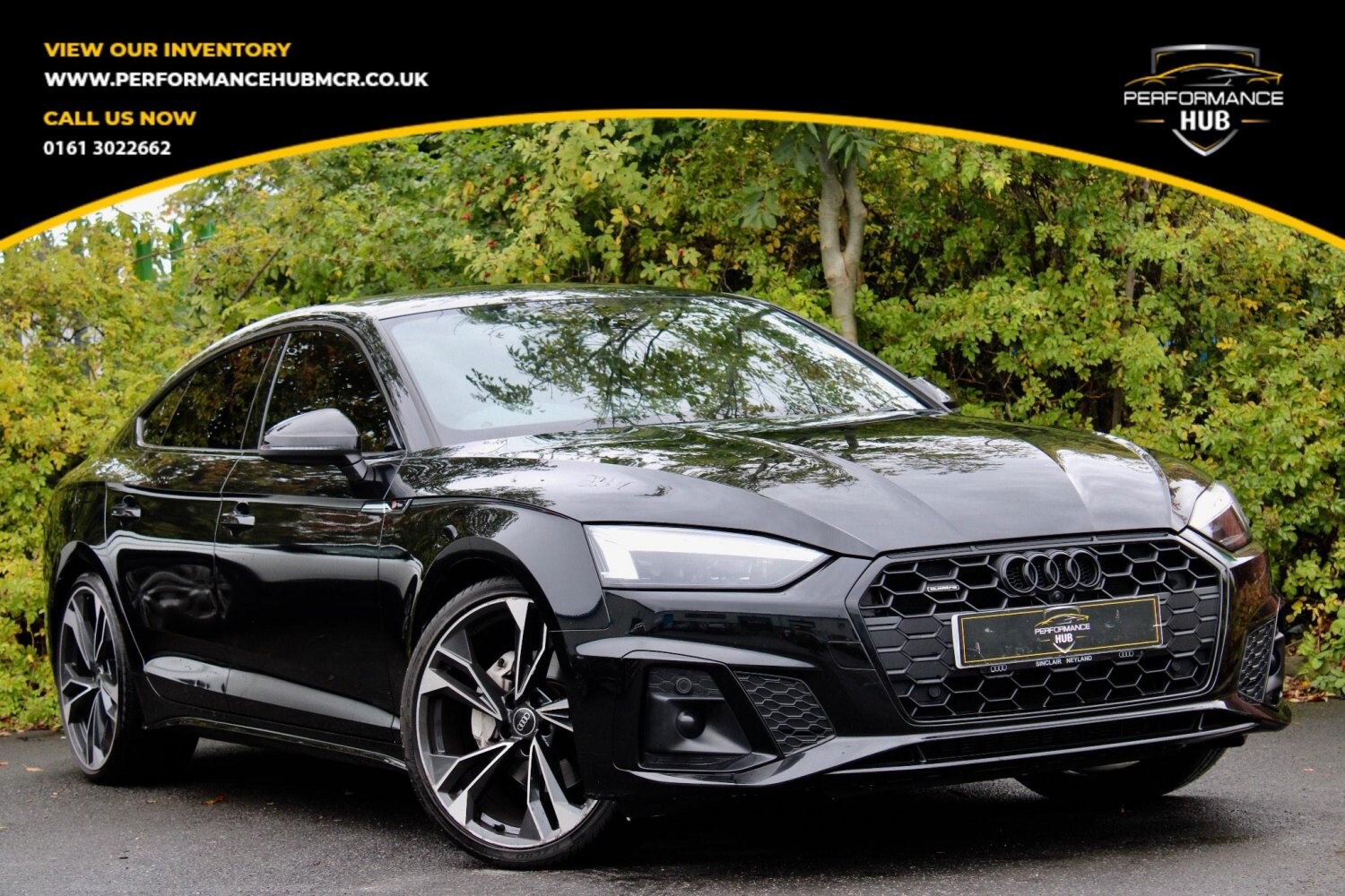 2022 AUDI A5 2.0 TDI 40 Black Edition Sportback S Tronic quattro Euro 6 (s/s) 5dr for sale at Performance Hub