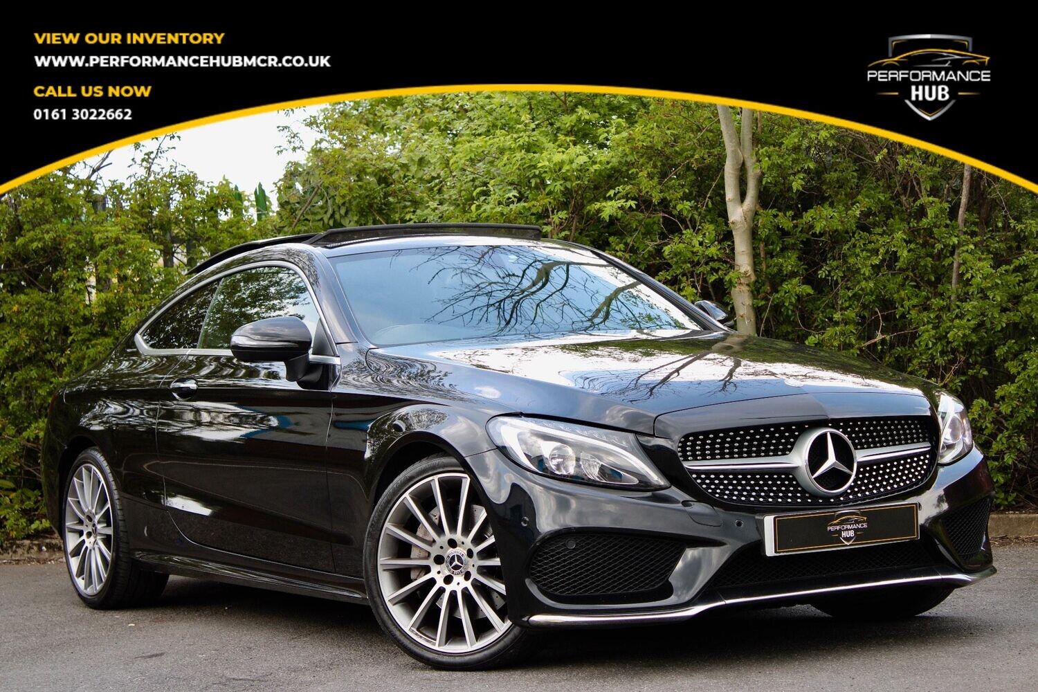 2017 MERCEDES-BENZ C CLASS 2.1 C250d AMG Line (Premium) G-Tronic+ Euro 6 (s/s) 2dr for sale at Performance Hub