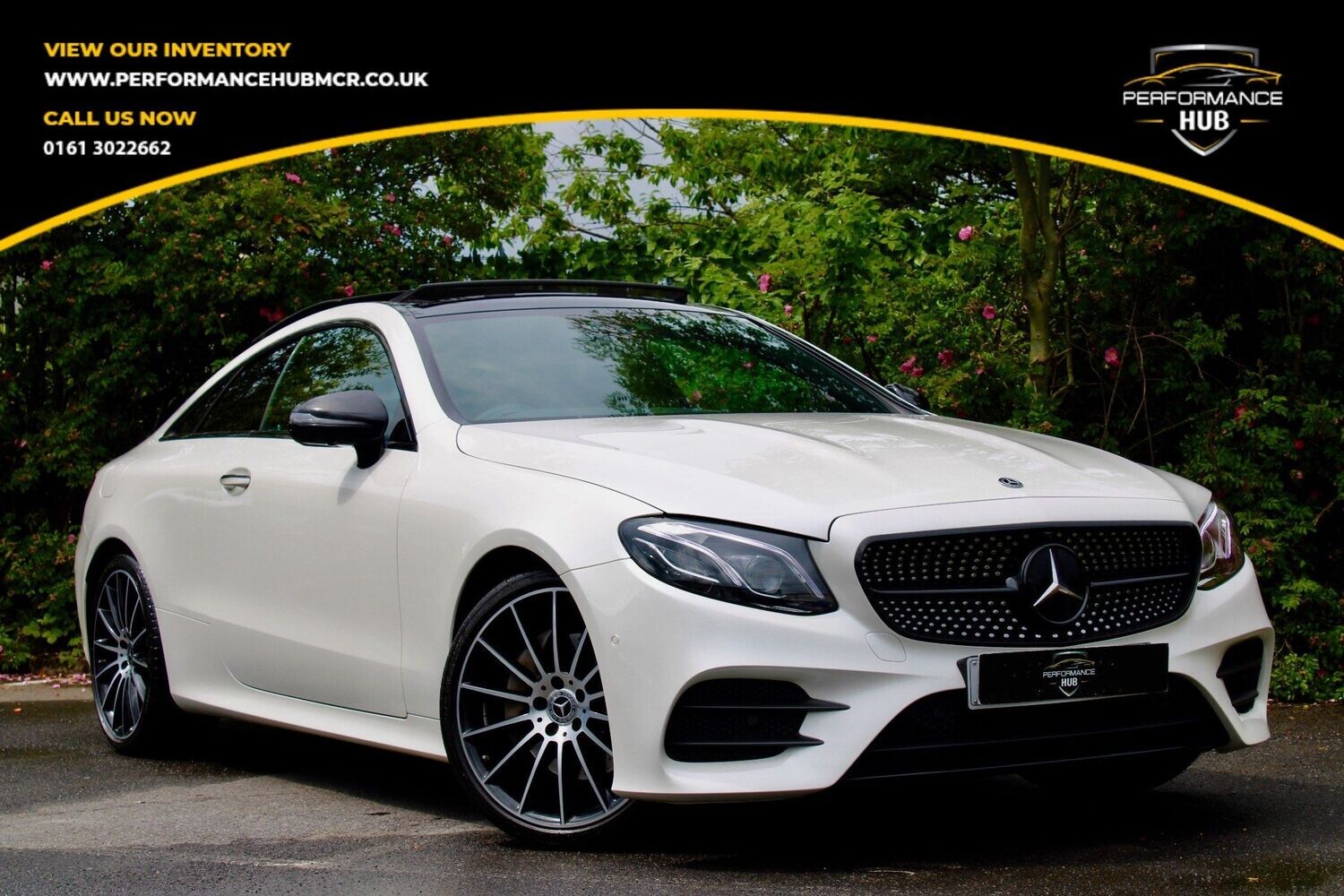2019 MERCEDES-BENZ E CLASS 2.0 E220d AMG Line (Premium Plus) G-Tronic+ Euro 6 (s/s) 2dr for sale at Performance Hub