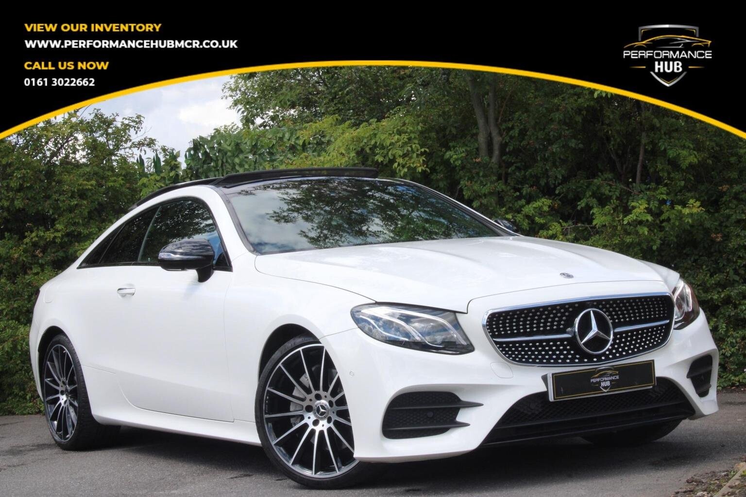 2019 MERCEDES-BENZ E CLASS 2.0 E220d AMG Line (Premium Plus) G-Tronic+ Euro 6 (s/s) 2dr for sale at Performance Hub