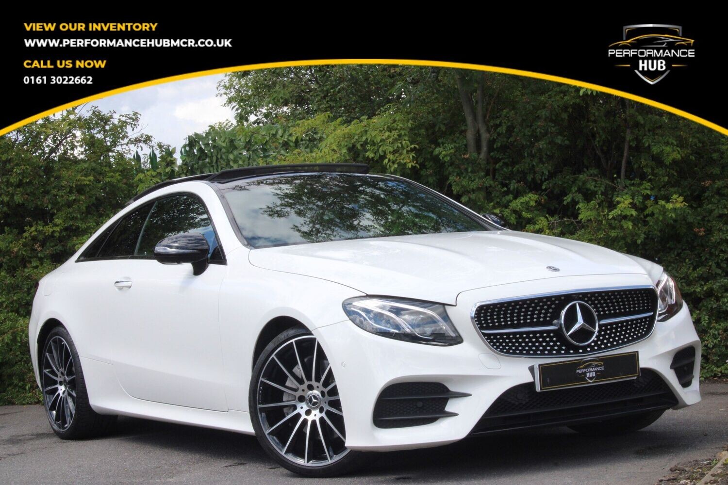 2019 MERCEDES-BENZ E CLASS 2.0 E220d AMG Line (Premium Plus) G-Tronic+ Euro 6 (s/s) 2dr for sale at Performance Hub