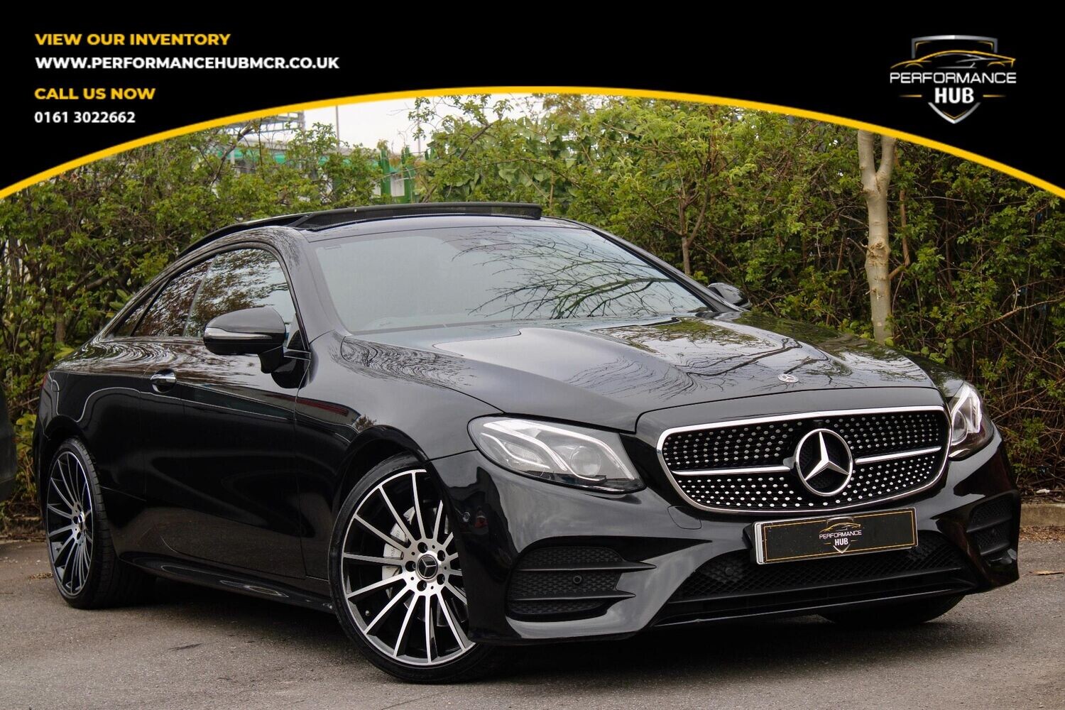 2019 MERCEDES-BENZ E CLASS 2.0 E220d AMG Line (Premium Plus) G-Tronic+ Euro 6 (s/s) 2dr for sale at Performance Hub