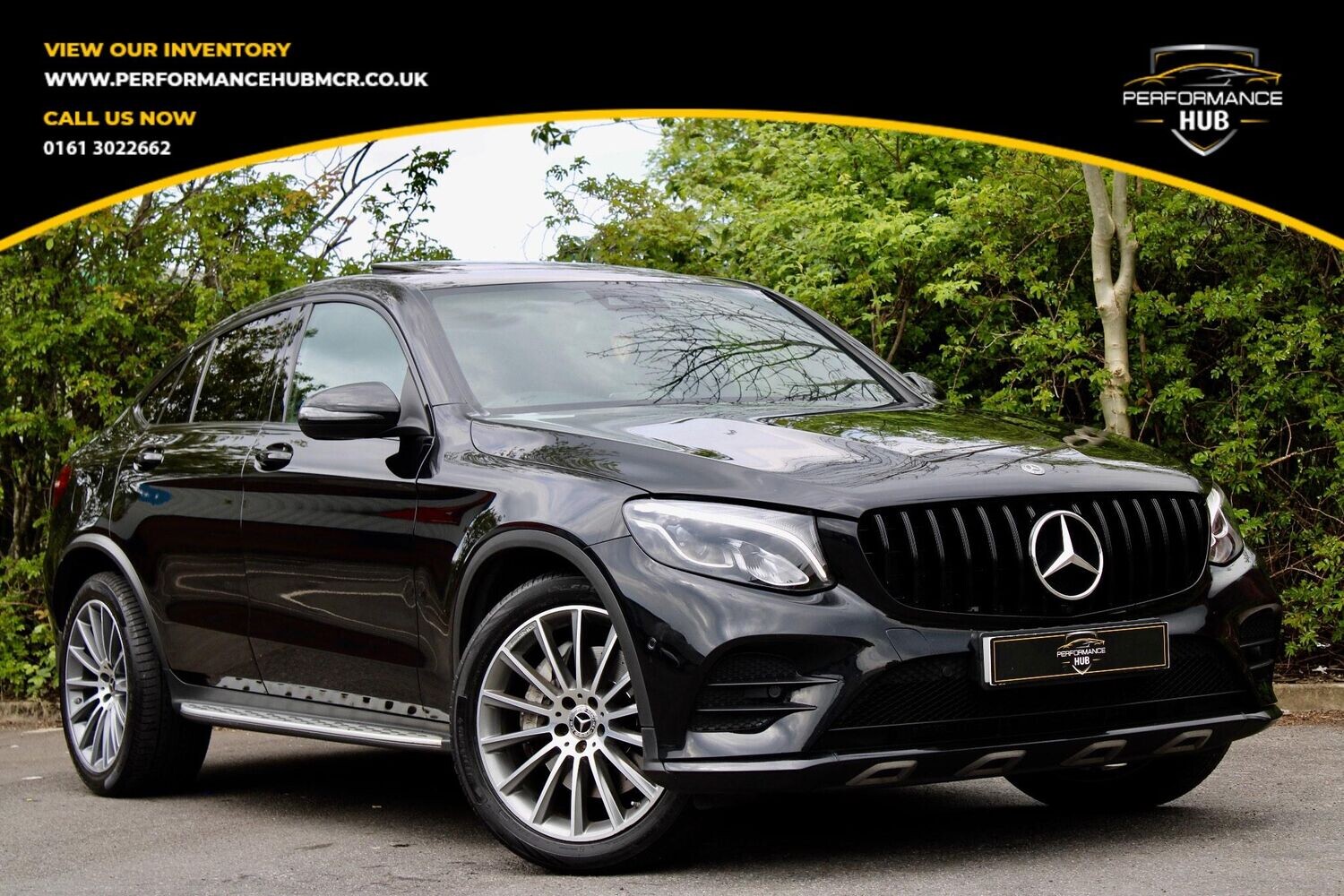 2018 MERCEDES-BENZ GLC 3.0 GLC350d V6 AMG Line (Premium Plus) Coupe G-Tronic 4MATIC Euro 6 (s/s) 5dr for sale at Performance Hub
