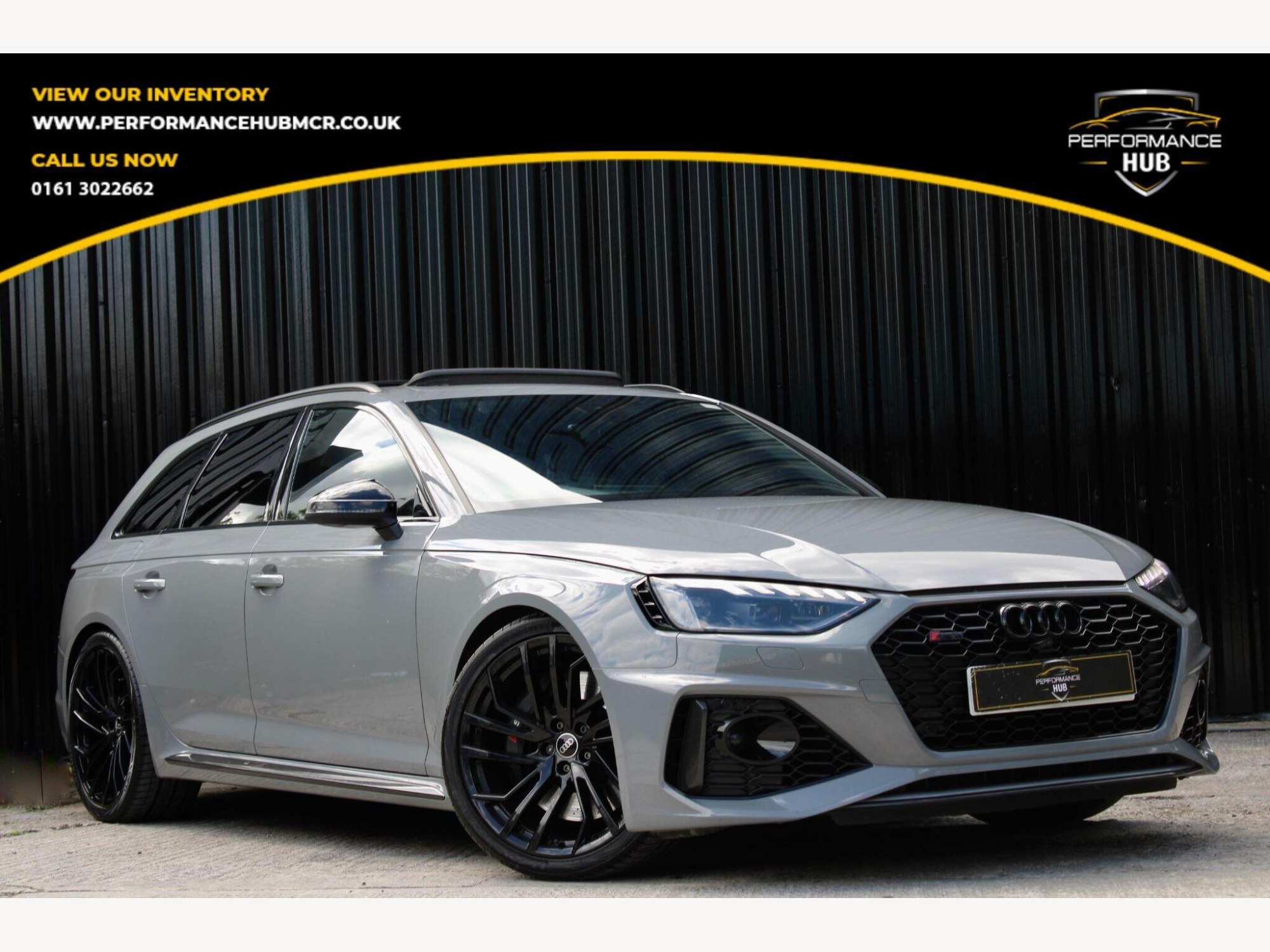 2021 Audi RS4 Avant 2.9 TFSI V6 Carbon Black Tiptronic quattro Euro 6 (s/s) 5dr for sale at Performance Hub