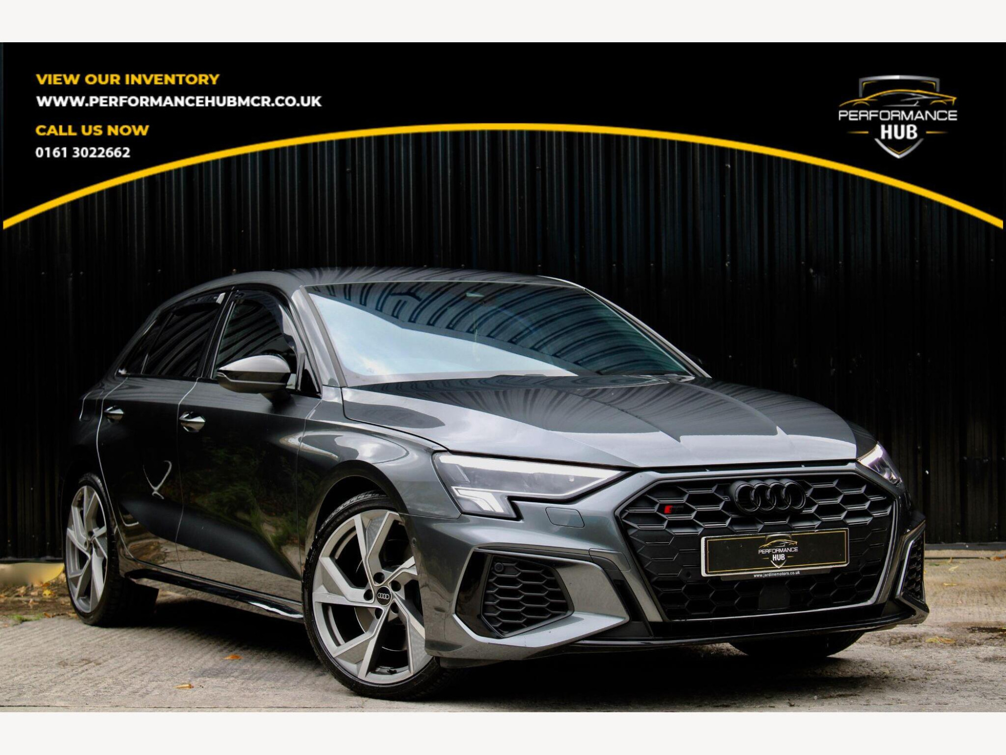 2023 Audi S3 2.0 TFSI Black Edition Sportback S Tronic quattro Euro 6 (s/s) 5dr for sale at Performance Hub
