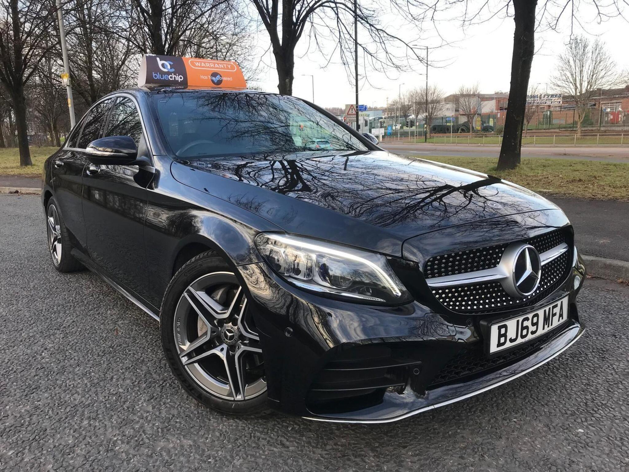 2019 Mercedes-Benz C Class 2.0 C220d AMG Line (Premium) G-Tronic+ Euro 6 (s/s) 4dr for sale at Bros Motors