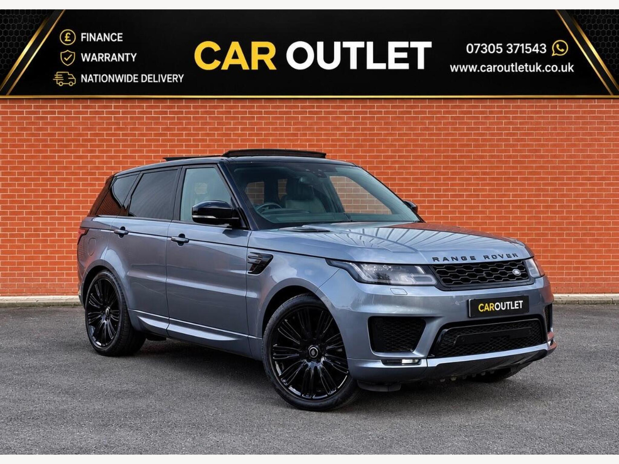 2019 Land Rover Range Rover Sport 3.0 SD V6 HSE Dynamic Auto 4WD Euro 6 (s/s) 5dr for sale at Car Outlet UK