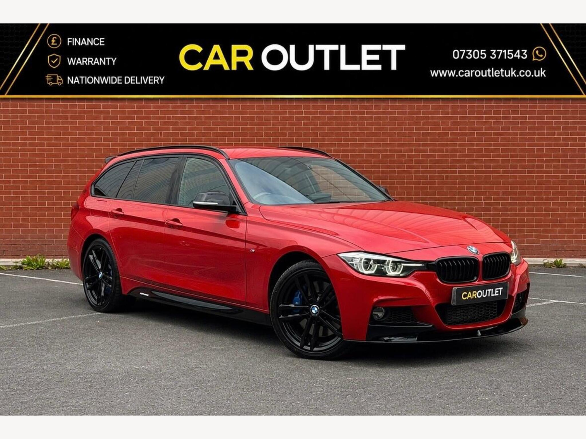 2019 BMW 3 Series 3.0 335d M Sport Shadow Edition Touring Auto xDrive Euro 6 (s/s) 5dr for sale at Car Outlet UK