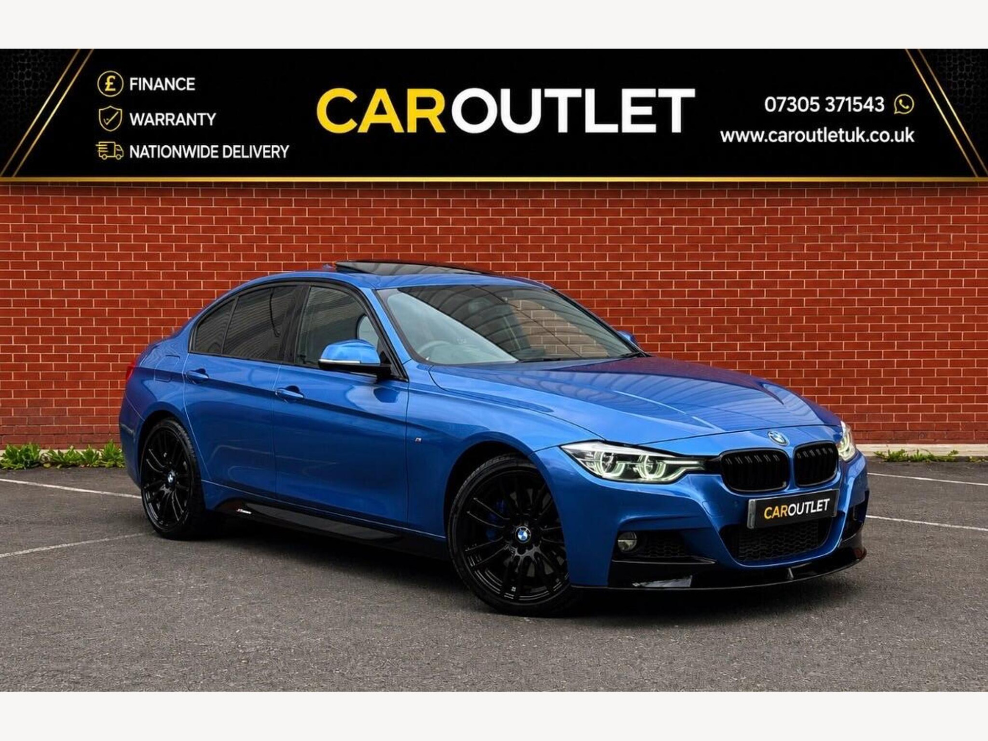 2015 BMW 3 Series 3.0 335d M Sport Auto xDrive Euro 6 (s/s) 4dr for sale at Car Outlet UK