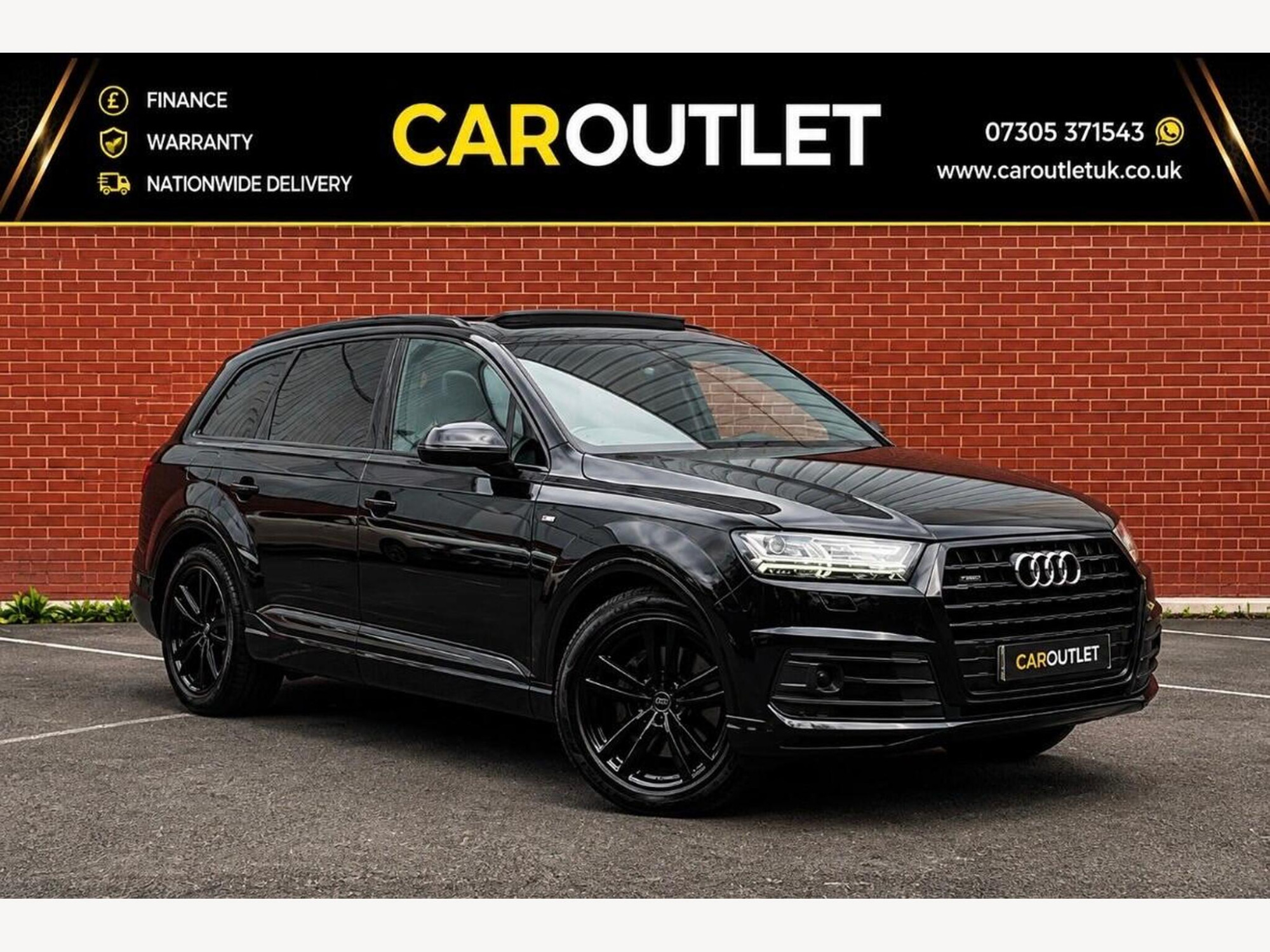 2016 Audi Q7 3.0 TDI V6 S line Tiptronic quattro Euro 6 (s/s) 5dr for sale at Car Outlet UK