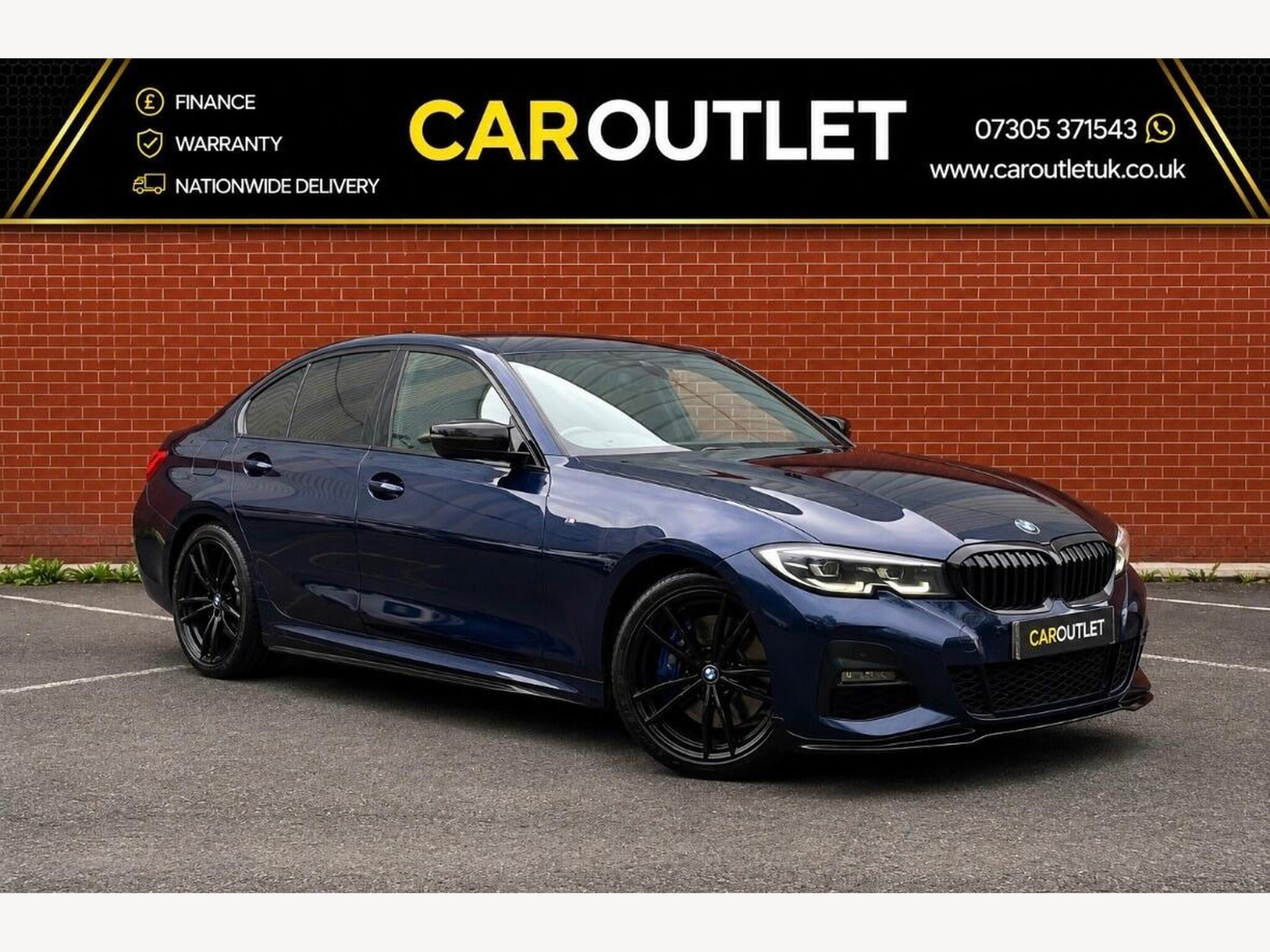 2020 BMW 3 Series 2.0 320d MHT M Sport Plus Edition Auto Euro 6 (s/s) 4dr for sale at Car Outlet UK