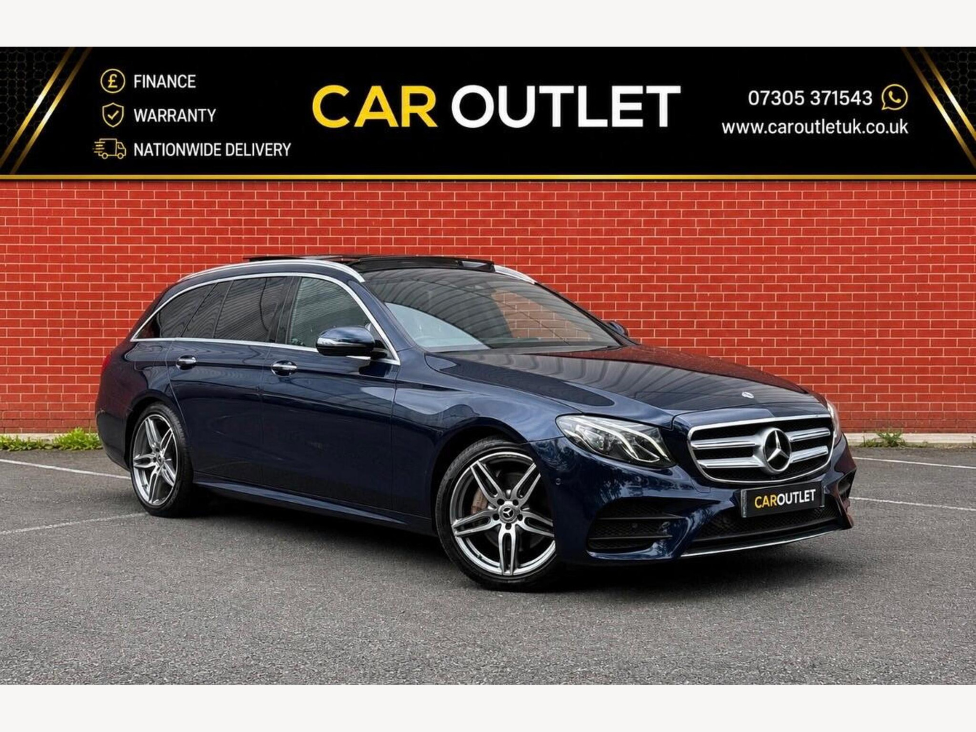 2019 Mercedes-Benz E Class 2.0 E220d AMG Line (Premium) G-Tronic+ Euro 6 (s/s) 5dr for sale at Car Outlet UK