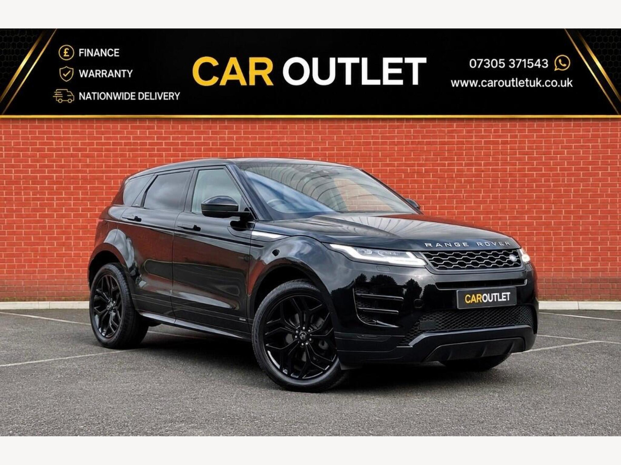 2019 Land Rover Range Rover Evoque 2.0 D180 R-Dynamic SE Auto 4WD Euro 6 (s/s) 5dr for sale at Car Outlet UK