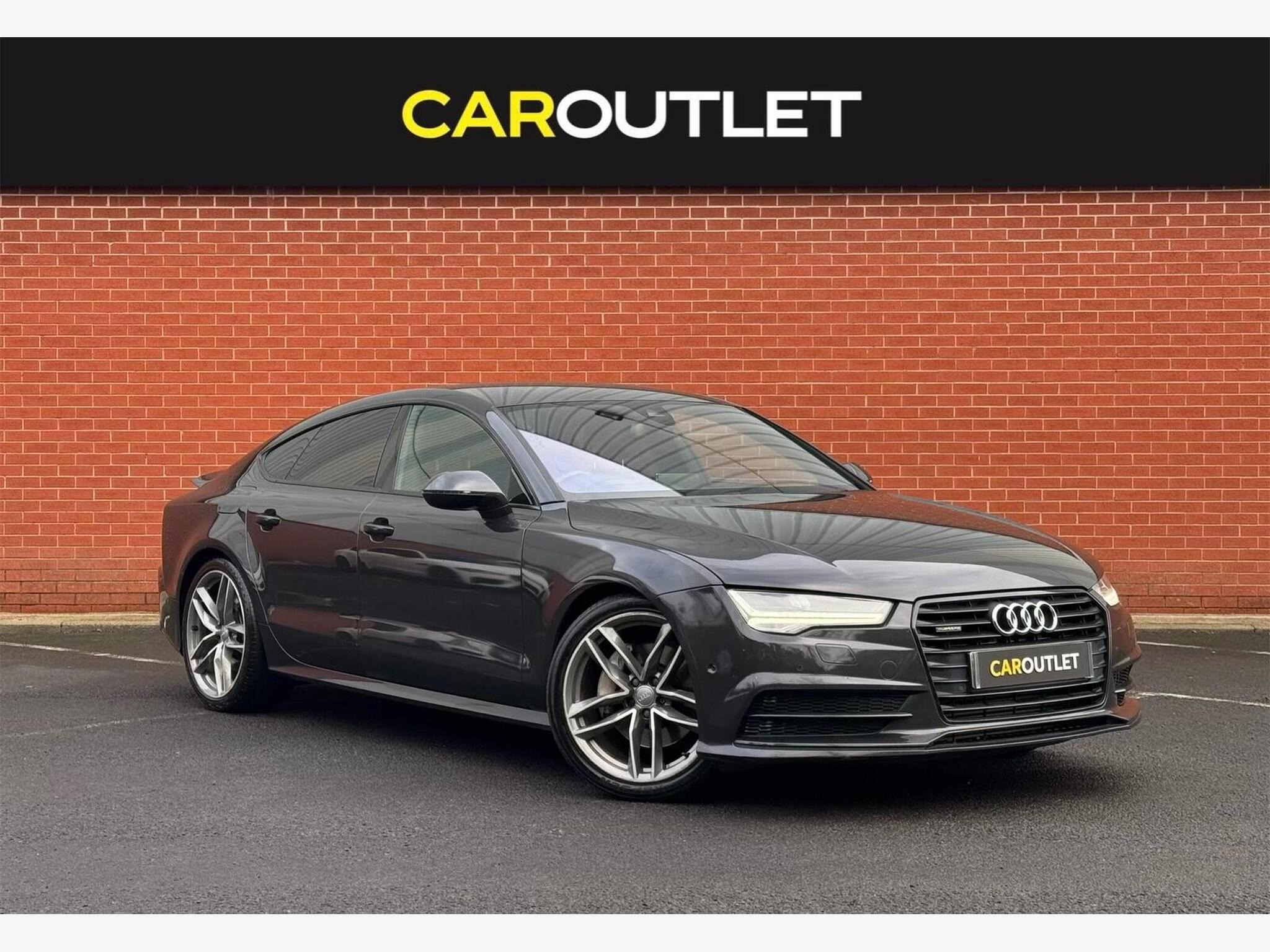 2016 Audi A7 3.0 TDI V6 Black Edition Sportback S Tronic quattro Euro 6 (s/s) 5dr for sale at Car Outlet UK