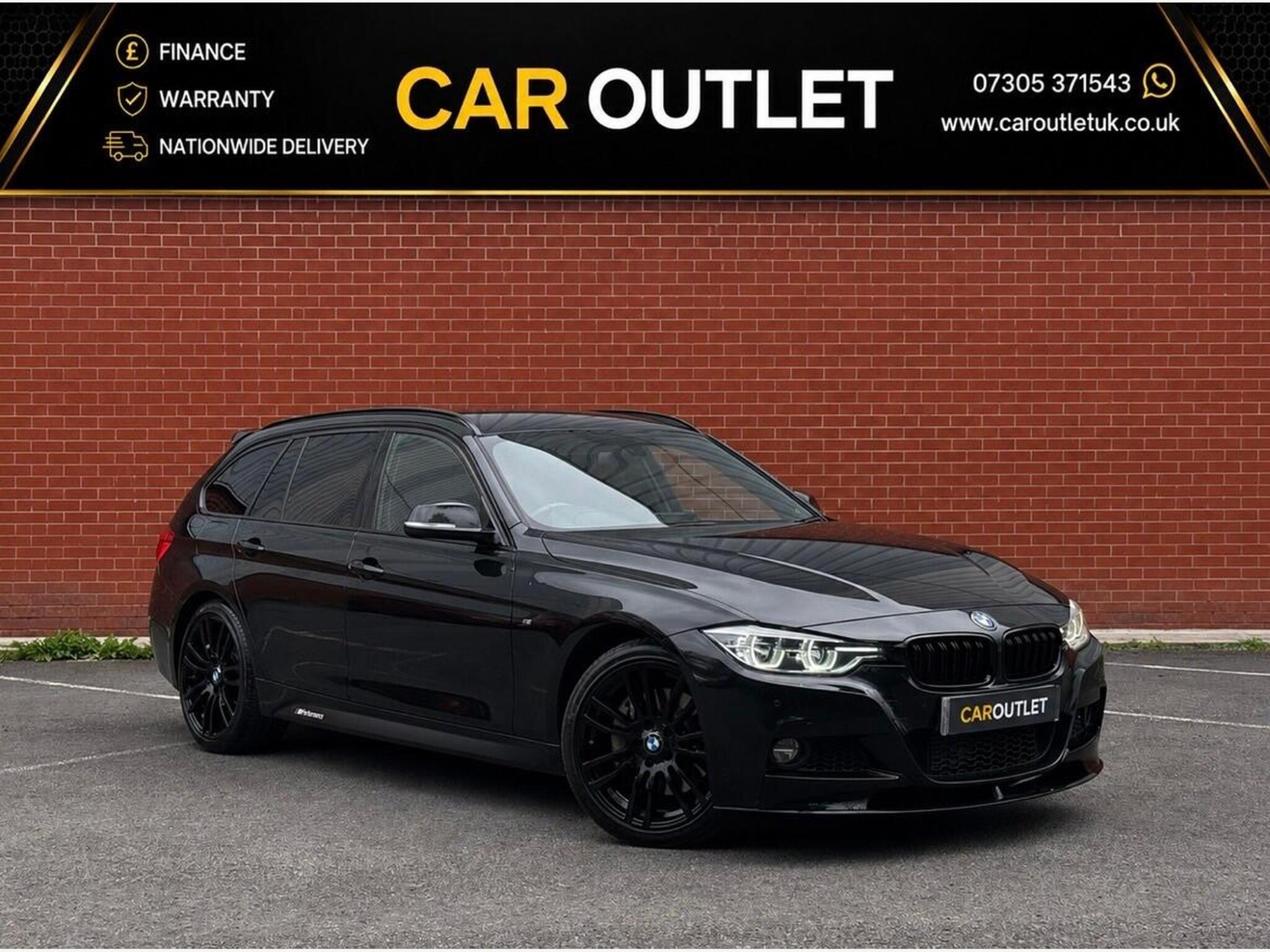 2017 BMW 3 Series 3.0 335d M Sport Touring Auto xDrive Euro 6 (s/s) 5dr for sale at Car Outlet UK