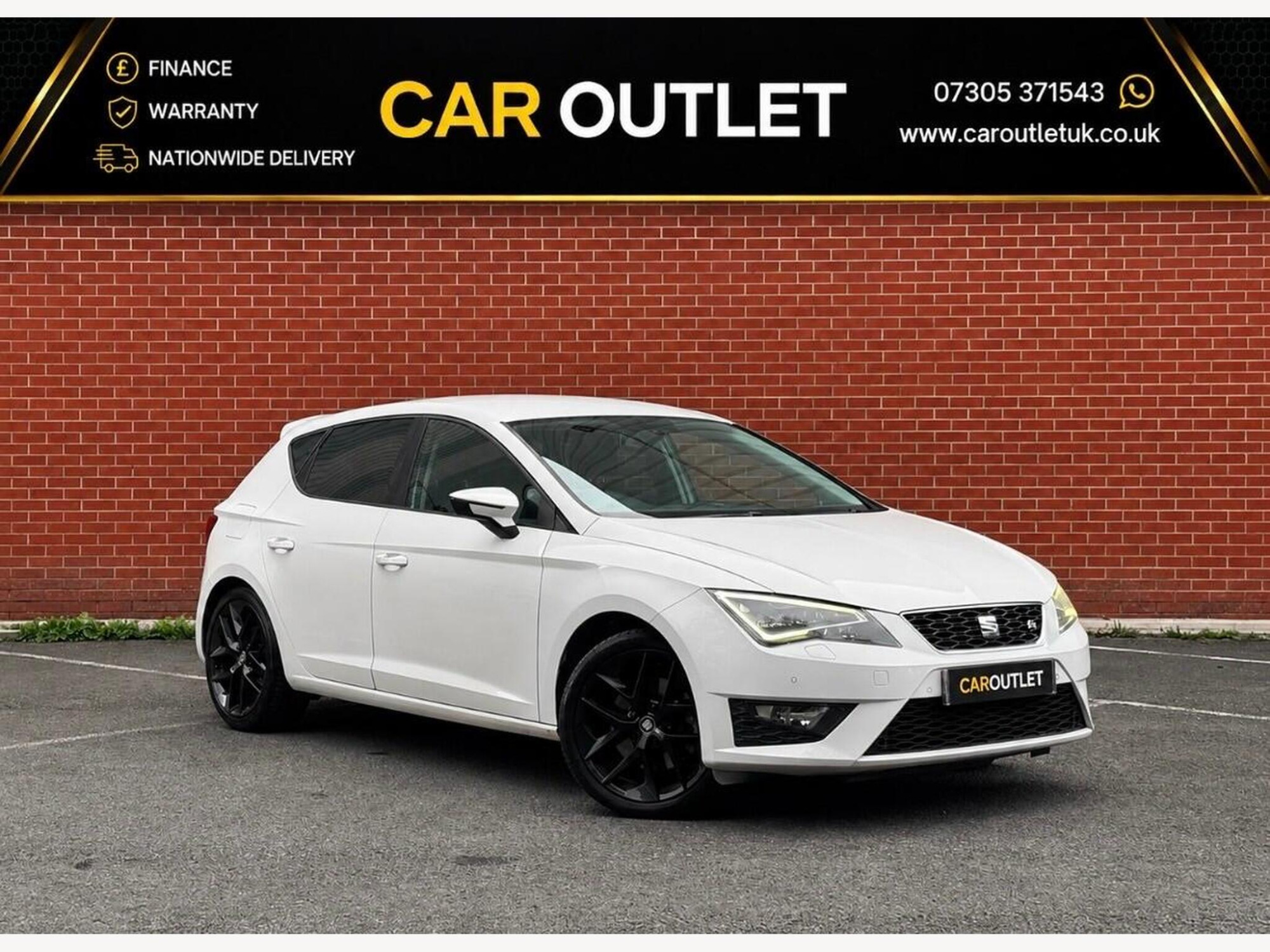 2014 SEAT Leon 2.0 TDI CR FR Euro 5 (s/s) 5dr for sale at Car Outlet UK