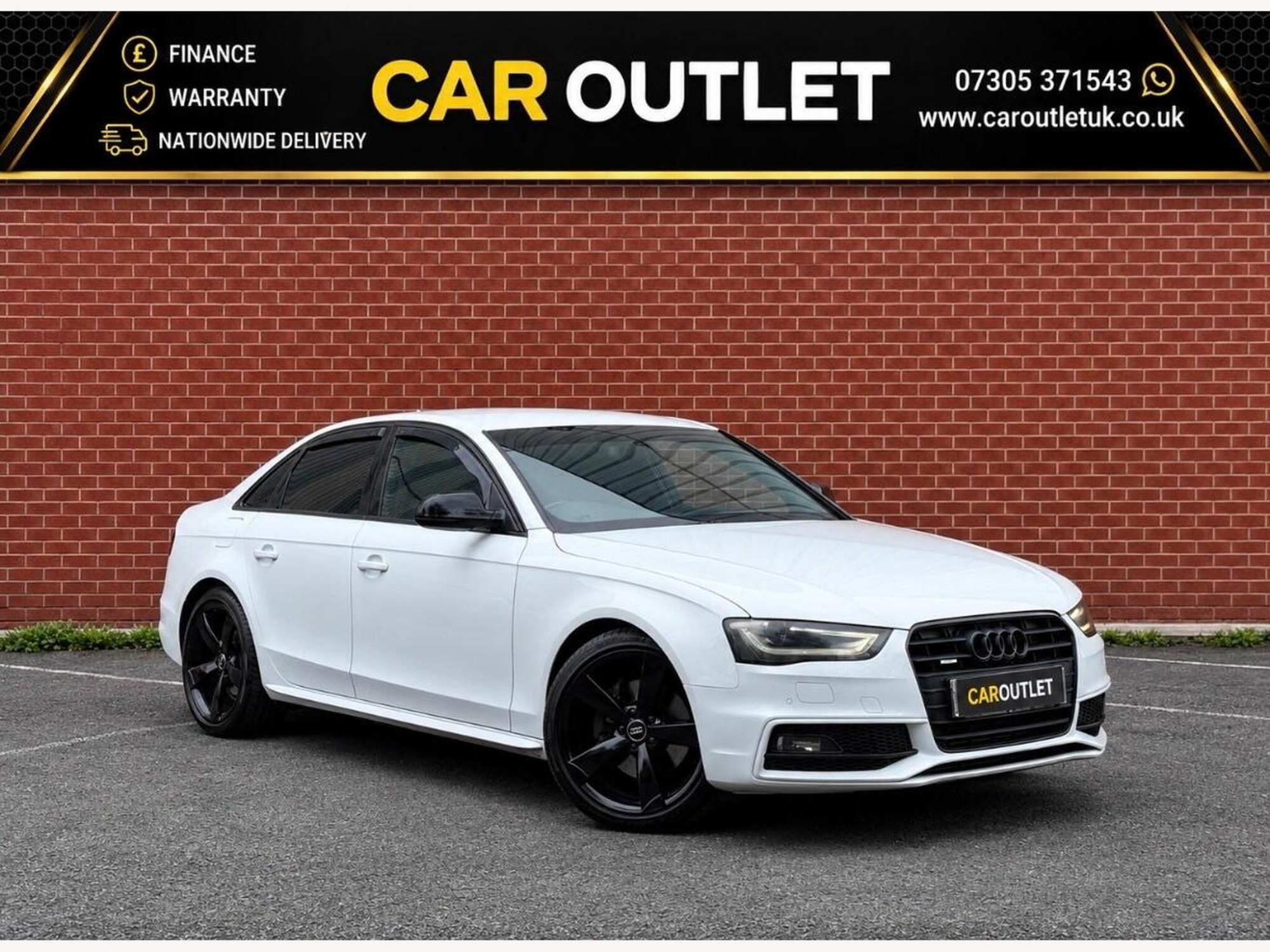 2015 Audi A4 3.0 TDI V6 Black Edition S Tronic quattro Euro 5 (s/s) 4dr for sale at Car Outlet UK