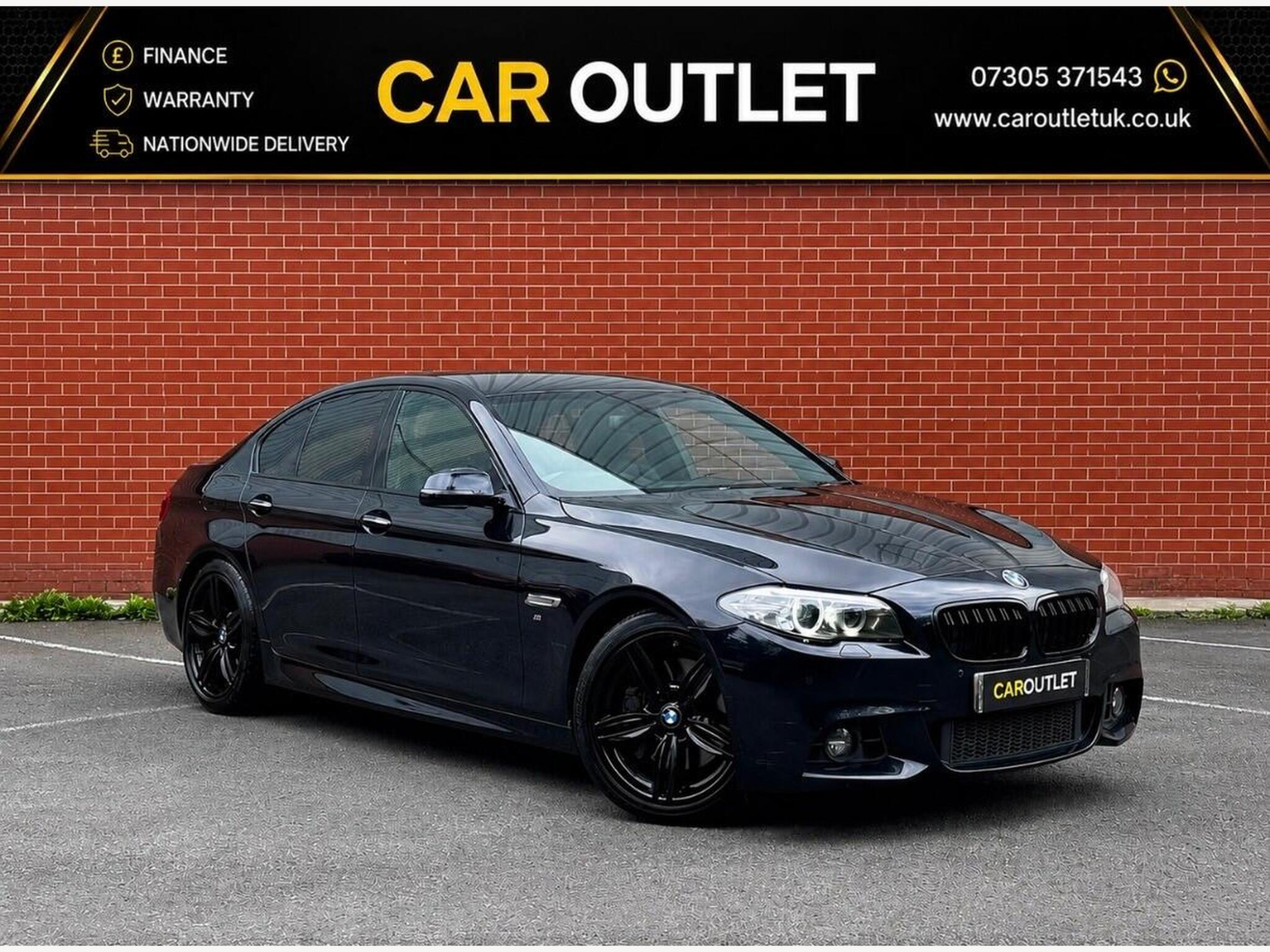 2015 BMW 5 Series 3.0 530d M Sport Auto Euro 6 (s/s) 4dr for sale at Car Outlet UK