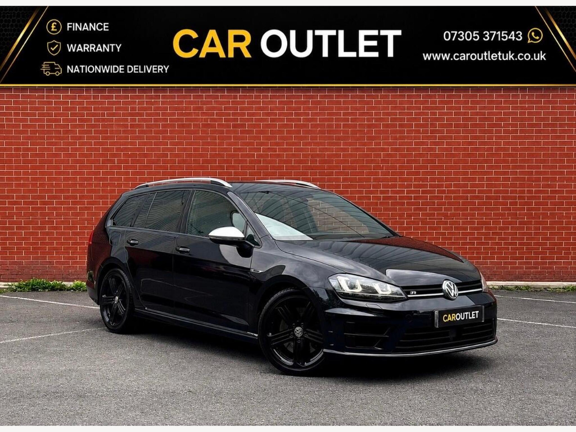2015 Volkswagen Golf 2.0 TSI BlueMotion Tech R DSG 4MOTION Euro 6 (s/s) 5dr for sale at Car Outlet UK
