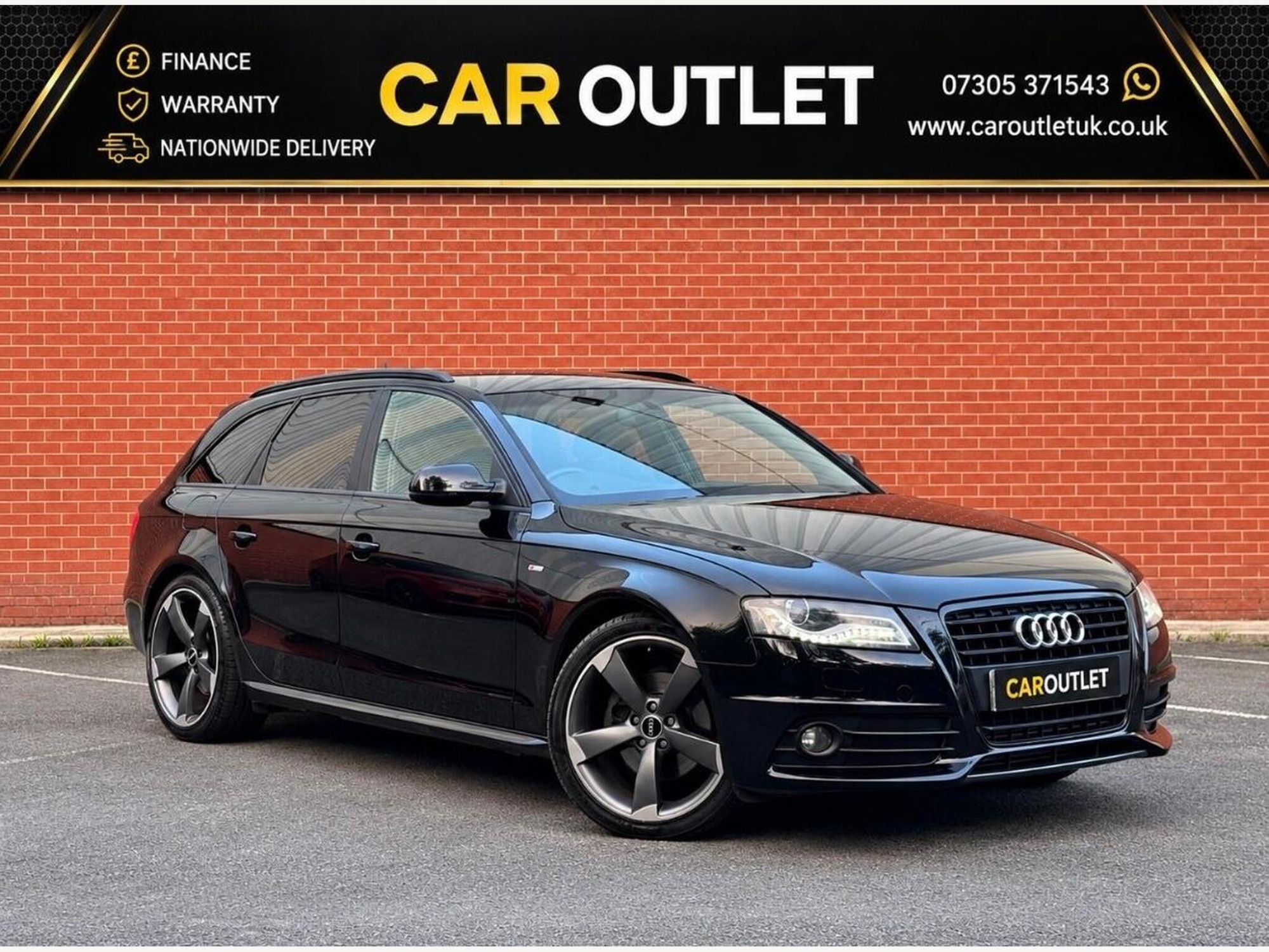 2011 Audi A4 Avant 2.0 TDI Black Edition Multitronic Euro 5 5dr for sale at Car Outlet UK