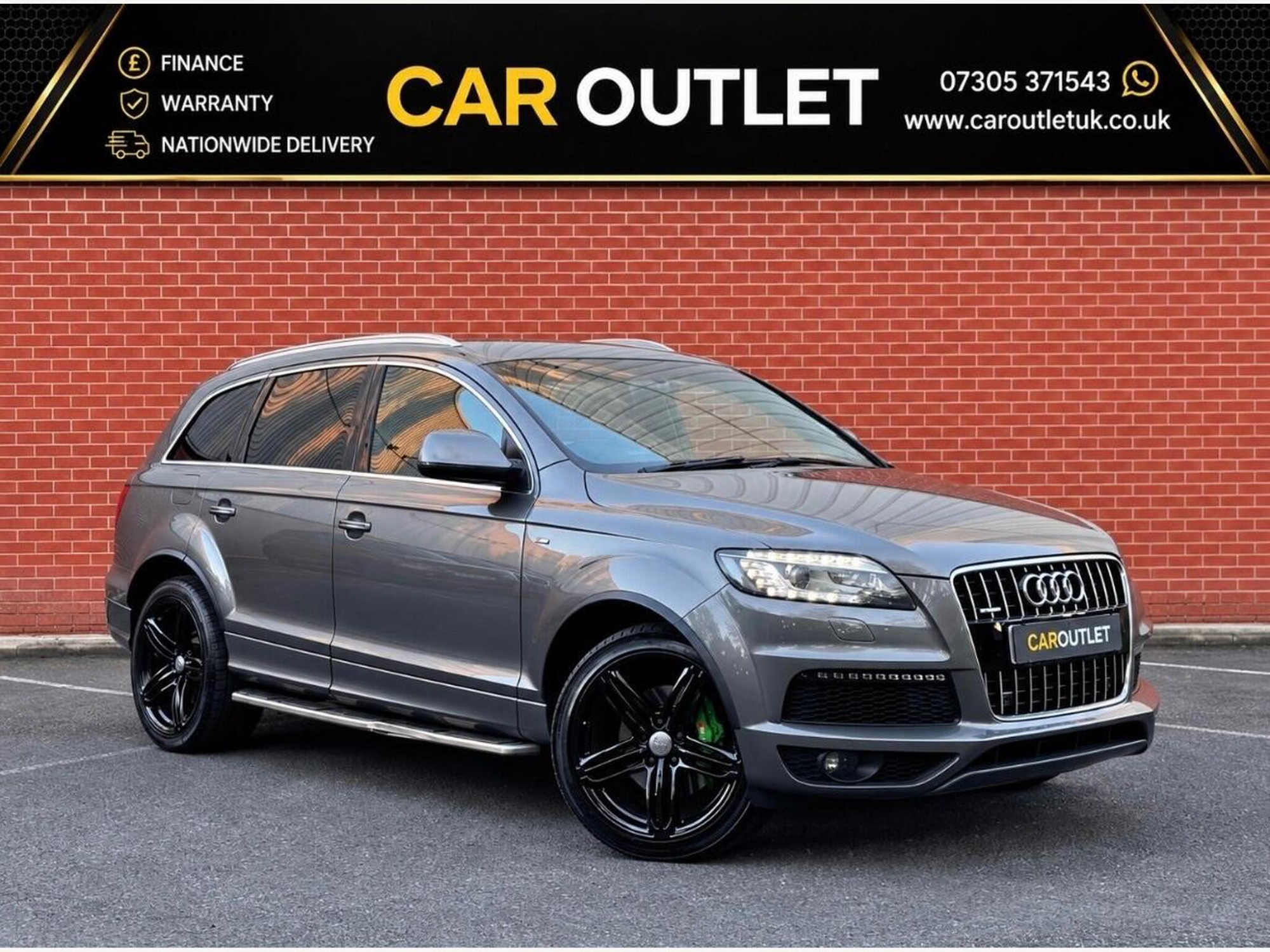 2012 Audi Q7 4.2 TDI V8 S line Plus Tiptronic quattro Euro 5 5dr for sale at Car Outlet UK