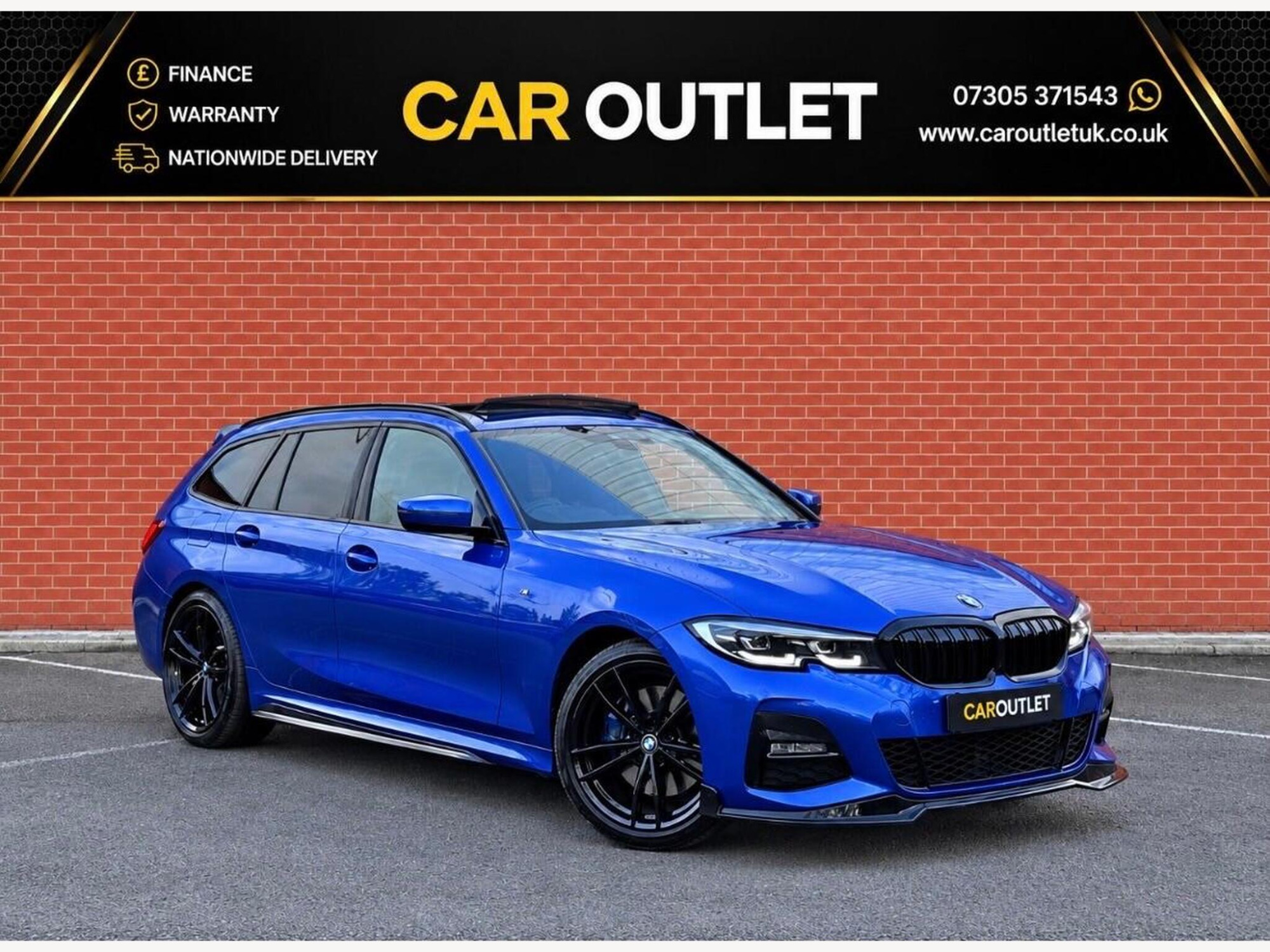 2019 BMW 3 Series 2.0 320d M Sport Touring Auto Euro 6 (s/s) 5dr for sale at Car Outlet UK