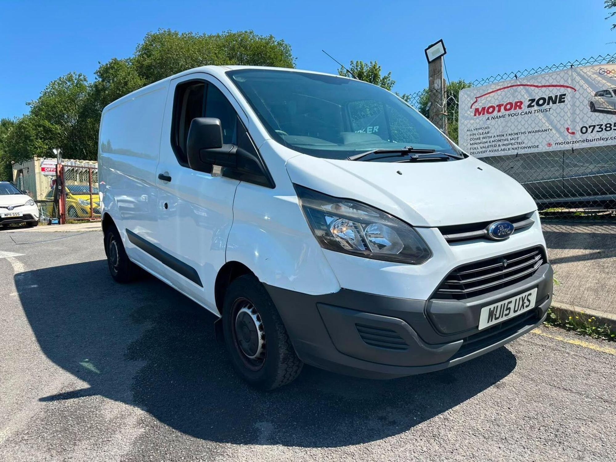 2015 Ford Transit Custom 2.2 TDCi 290 L1 H1 5dr for sale at Motor Zone Burnley