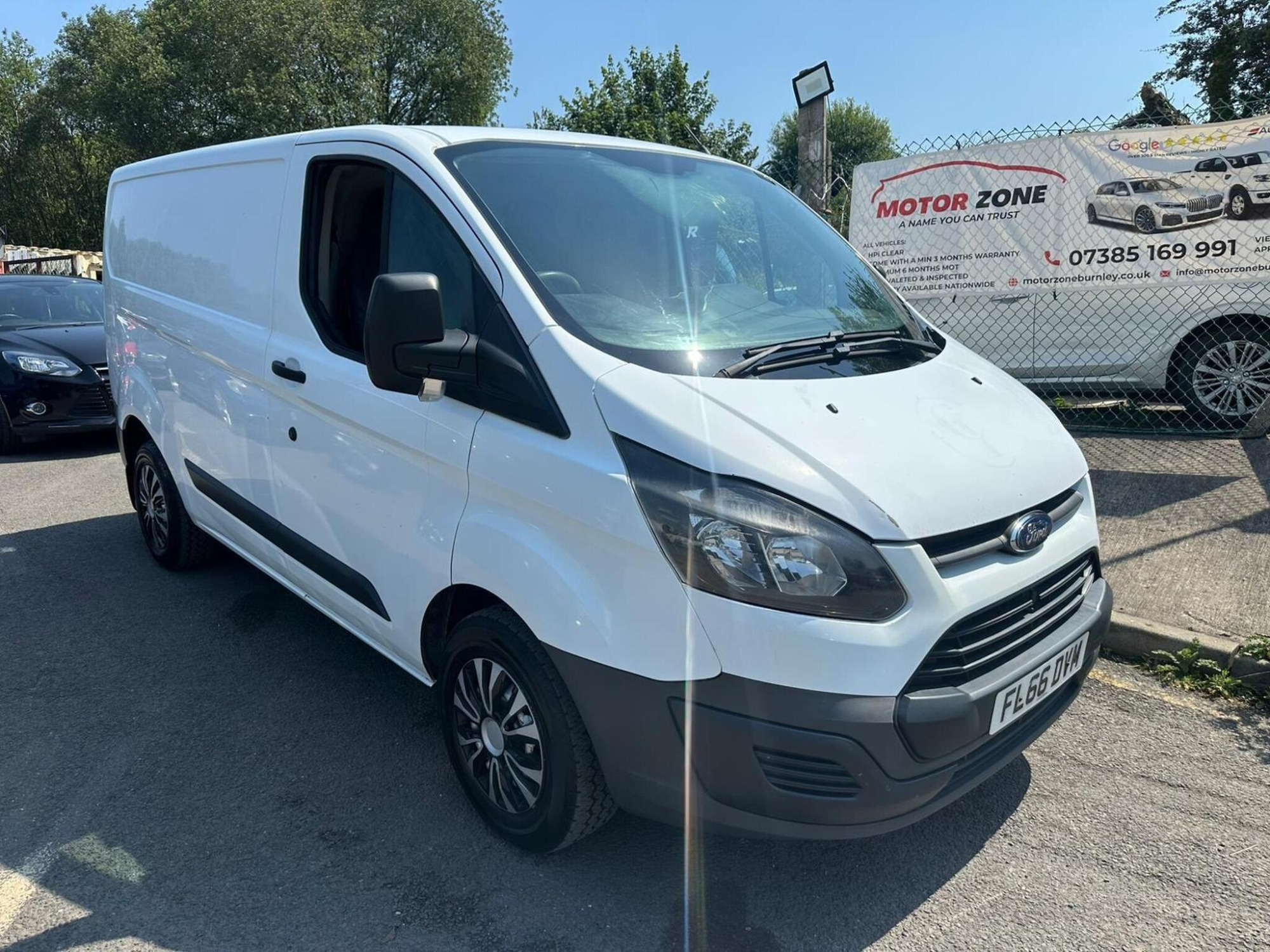 2016 Ford Transit Custom 2.2 TDCi 290 L1 H1 5dr for sale at Motor Zone Burnley