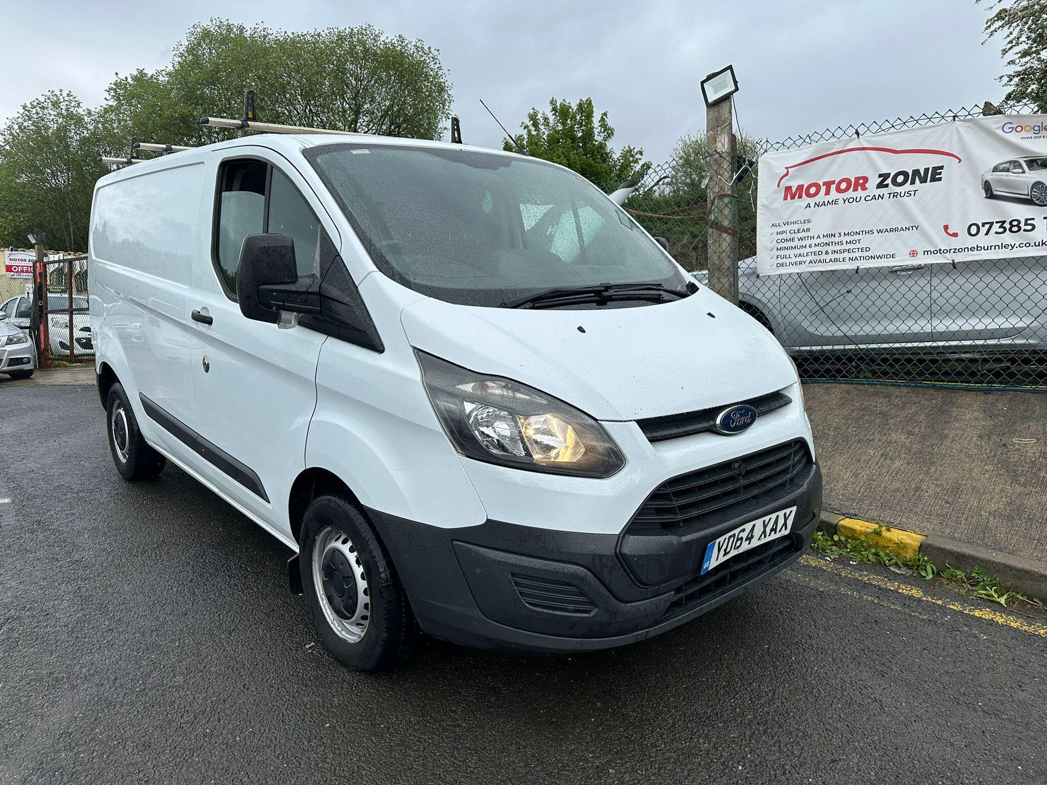 2014 Ford Transit Custom 2.2 TDCi 270 ECOnetic L1 H1 5dr for sale at Motor Zone Burnley
