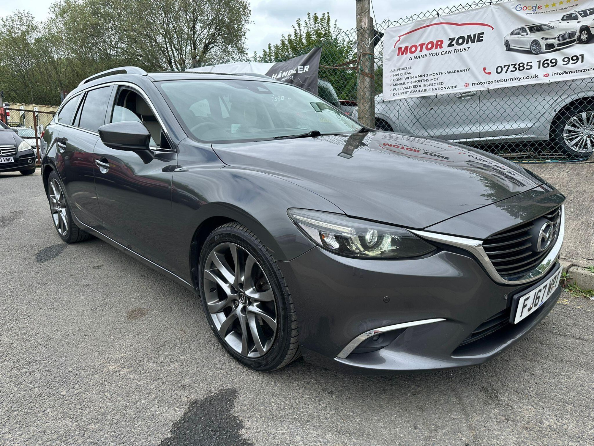 2018 Mazda Mazda6 2.2 SKYACTIV-D Sport Nav Tourer Euro 6 (s/s) 5dr for sale at Motor Zone Burnley