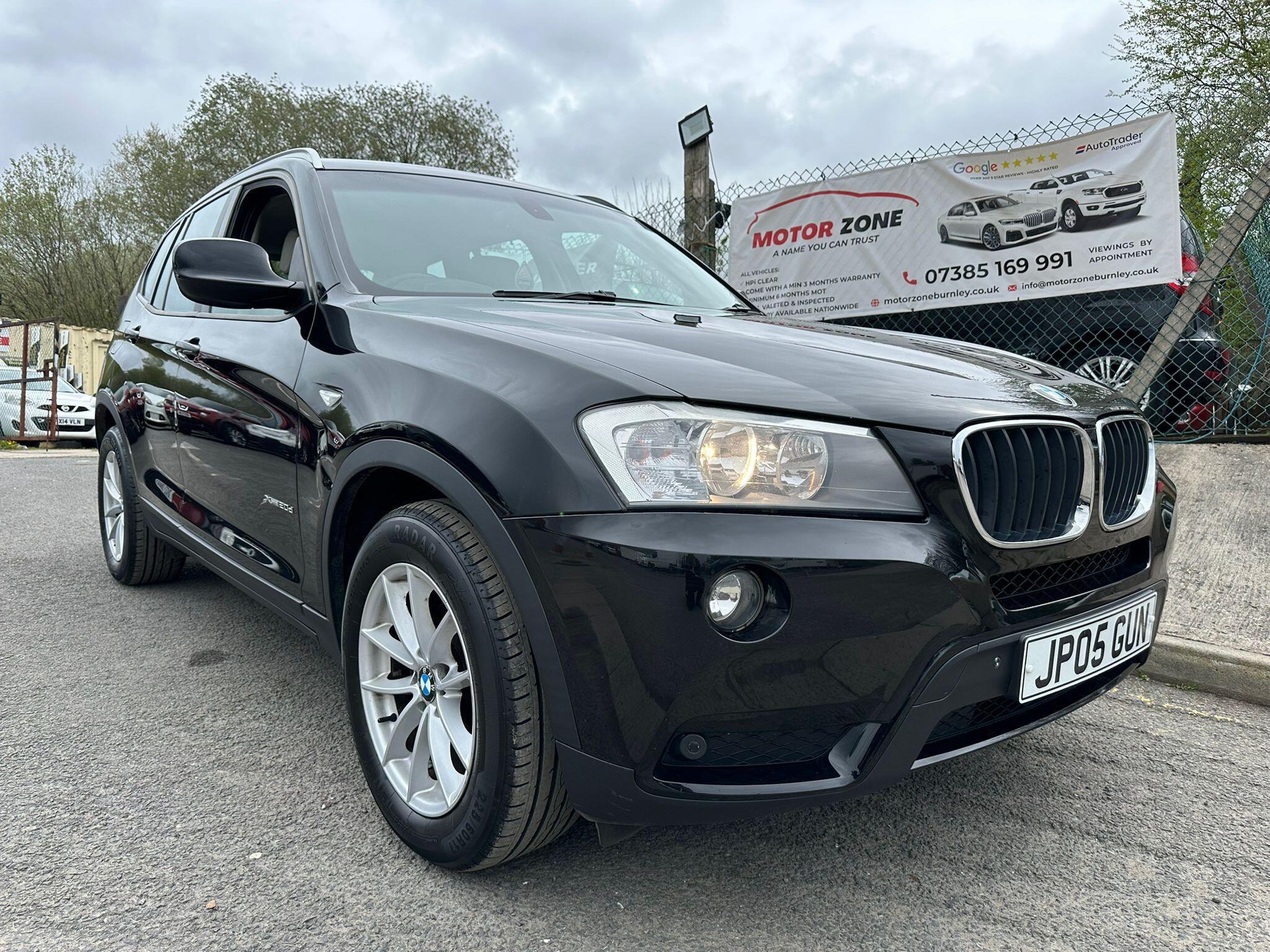 2011 BMW X3 2.0 20d SE xDrive Euro 5 (s/s) 5dr for sale at Motor Zone Burnley