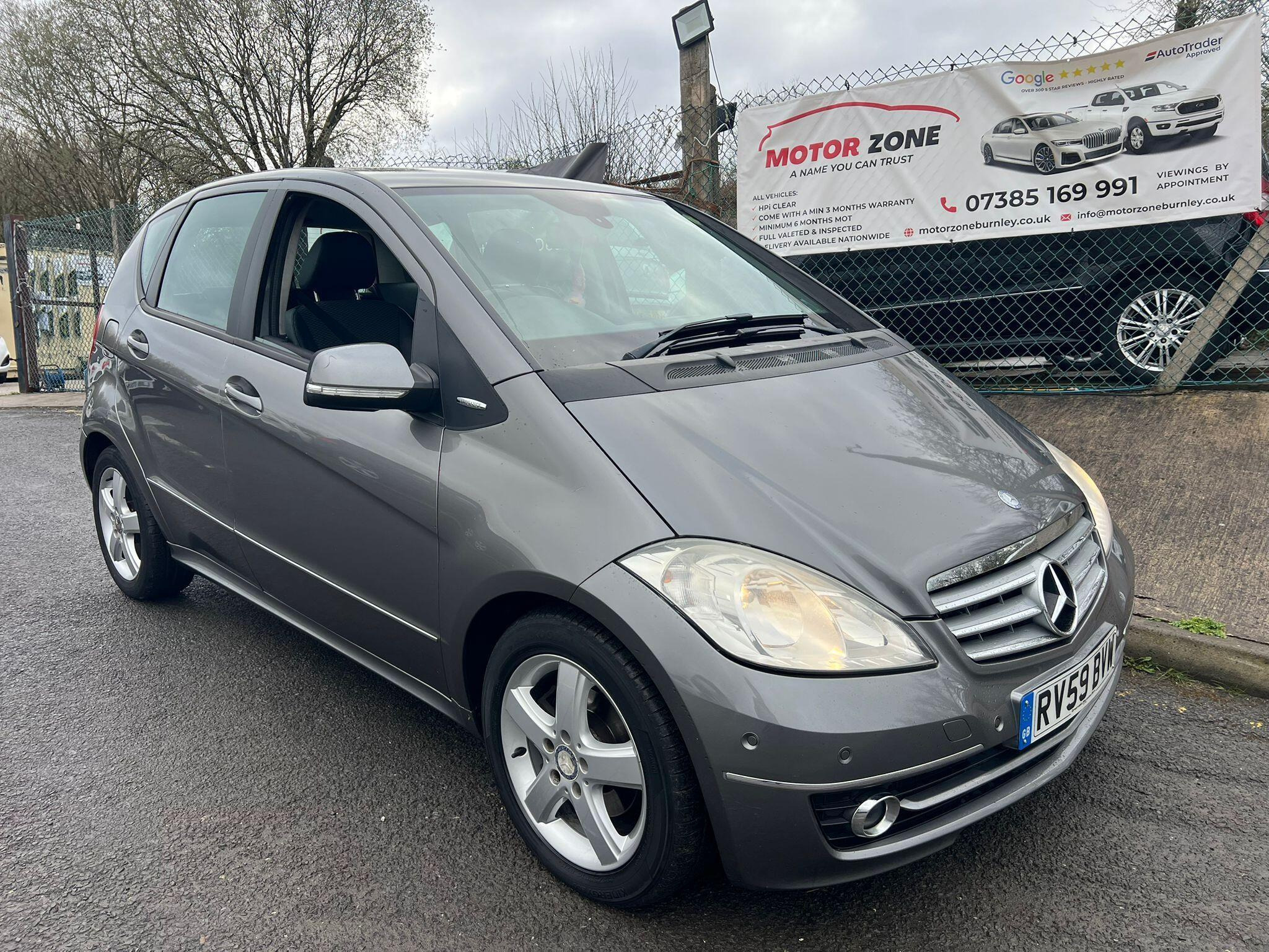 2009 Mercedes-Benz A Class 2.0 A180 CDI Elegance SE CVT 5dr for sale at Motor Zone Burnley