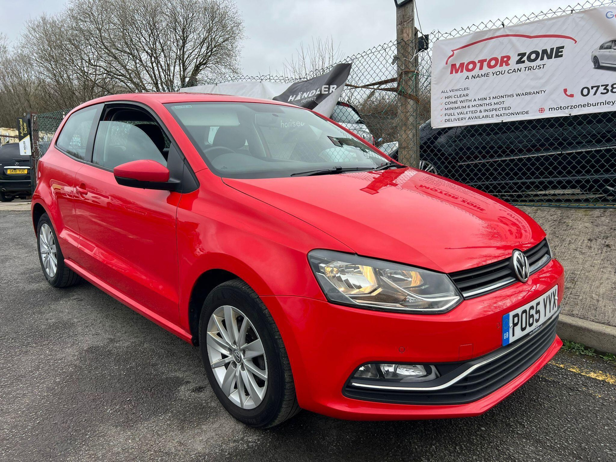 2015 Volkswagen Polo 1.0 BlueMotion Tech SE Euro 6 (s/s) 3dr for sale at Motor Zone Burnley