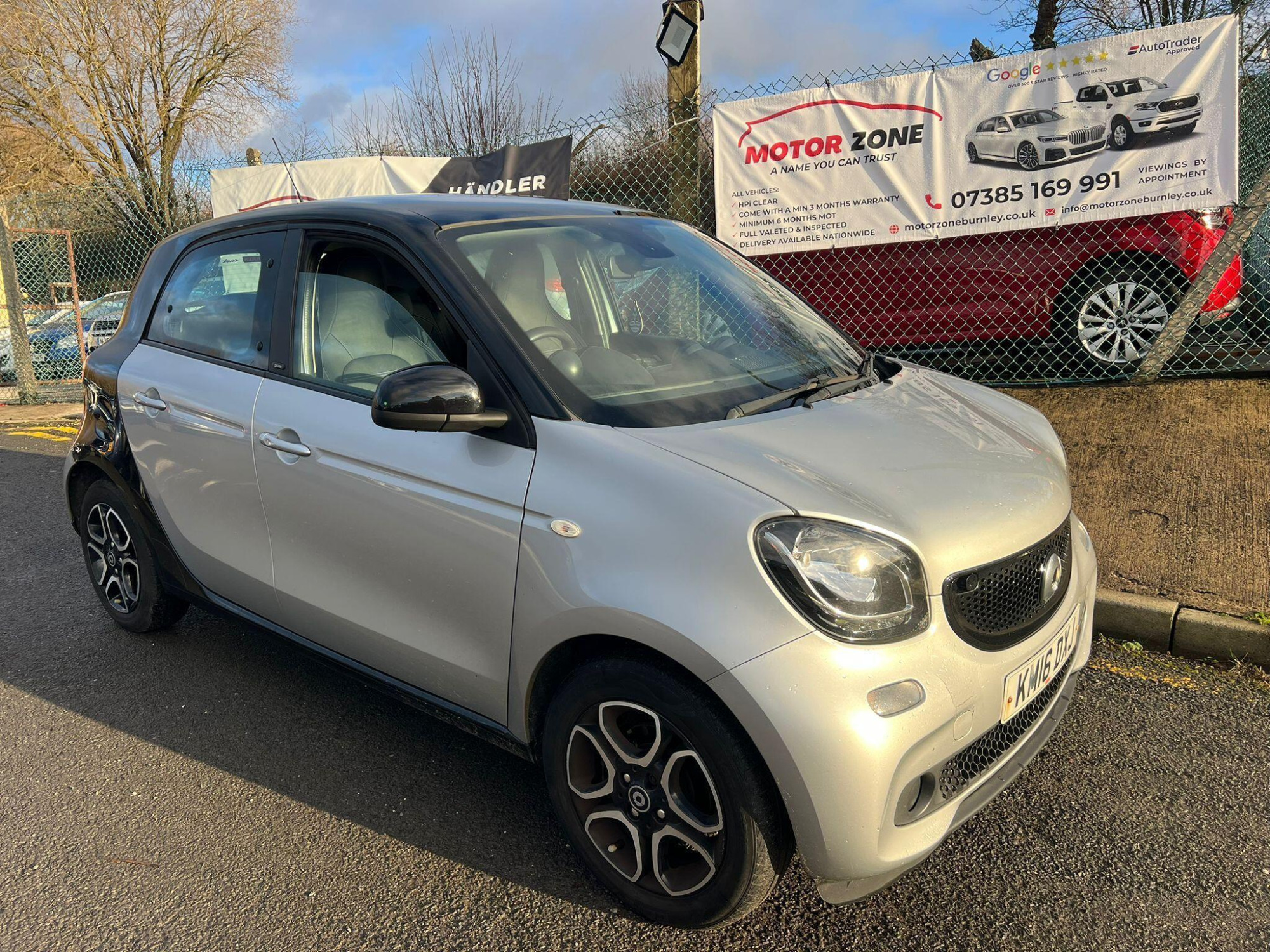 2016 Smart forfour 1.0 Prime Euro 6 (s/s) 5dr for sale at Motor Zone Burnley