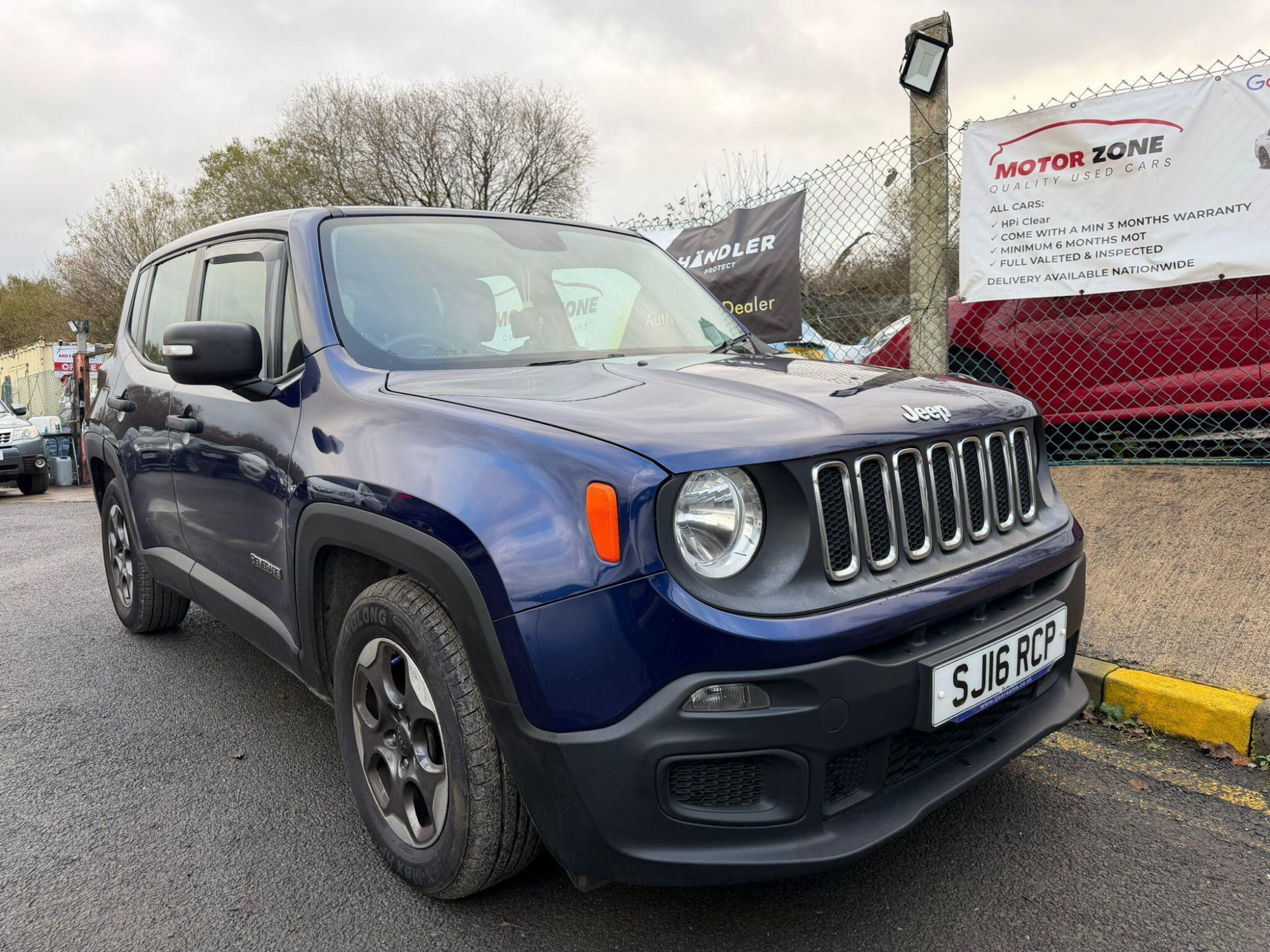 2016 Jeep Renegade 1.6 MultiJetII Sport Euro 6 (s/s) 5dr for sale at Motor Zone Burnley