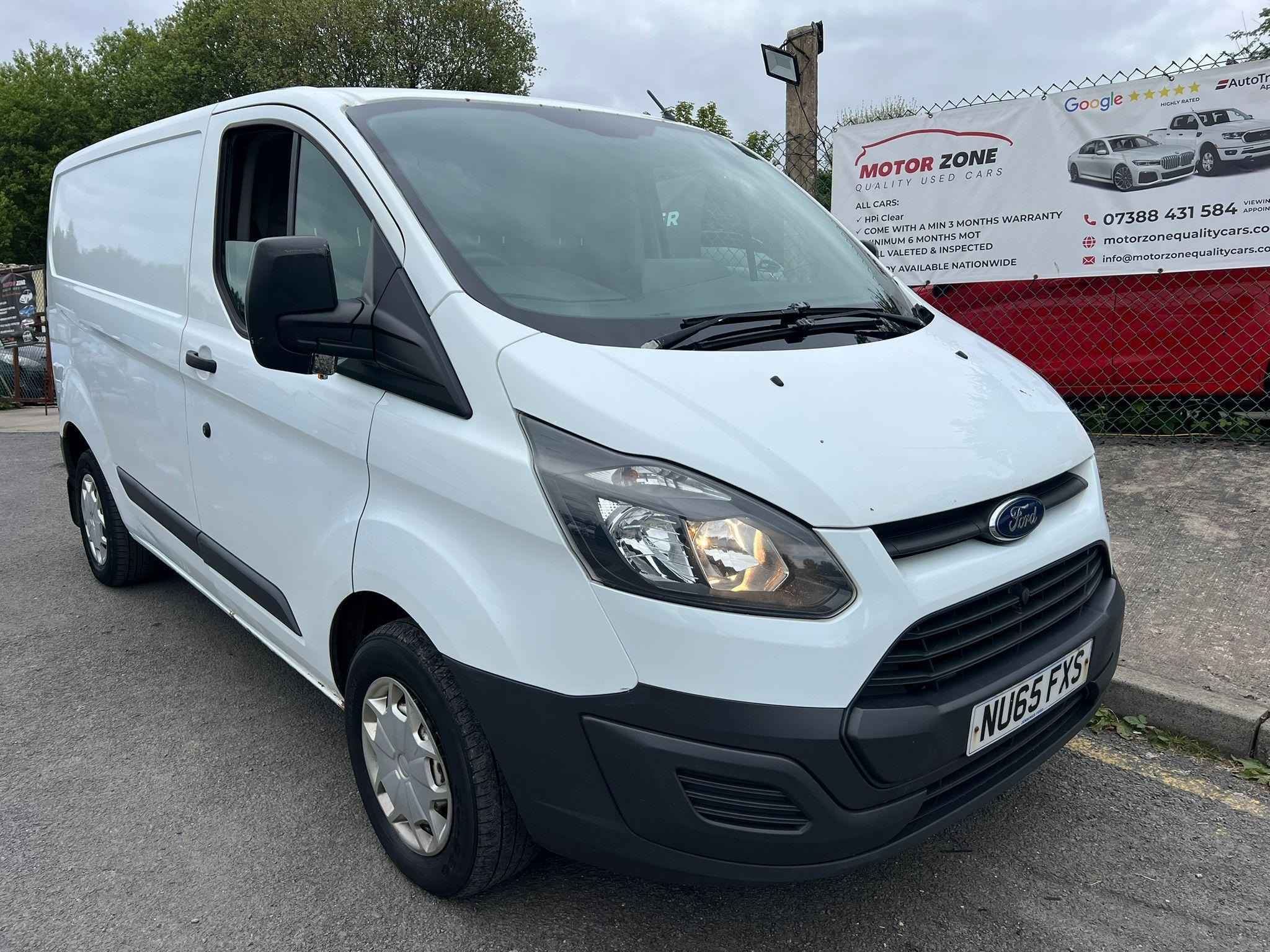 2015 Ford Transit Custom 2.2 TDCi 290 L1 H1 5dr for sale at Motor Zone Burnley
