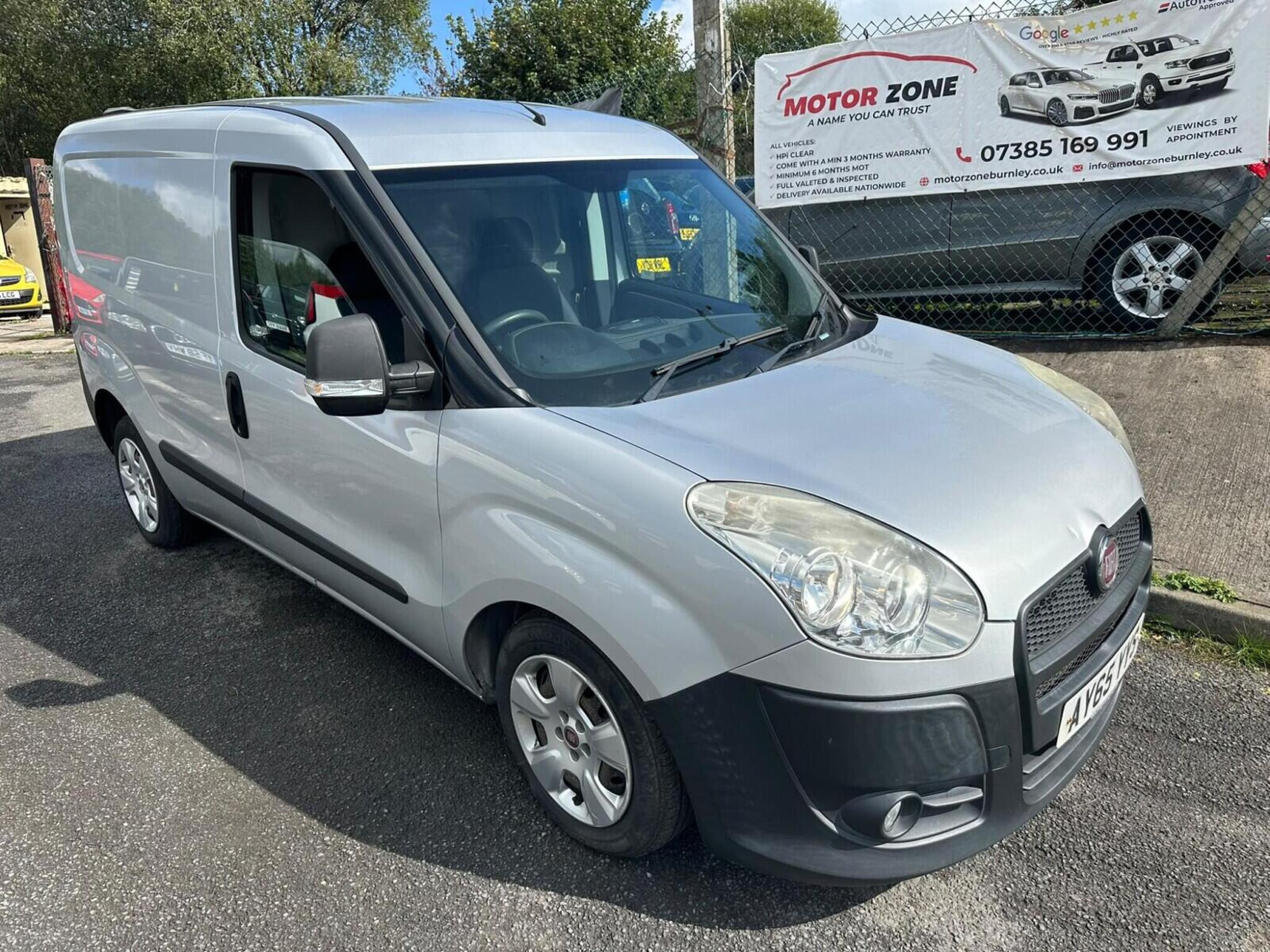 2015 Fiat Doblo 1.3 JTD MultiJetII 16v SX Tecnico Panel Van 4dr Diesel Manual L1 H1 (126 g/km, 90 bhp) for sale at Motor Zone Burnley