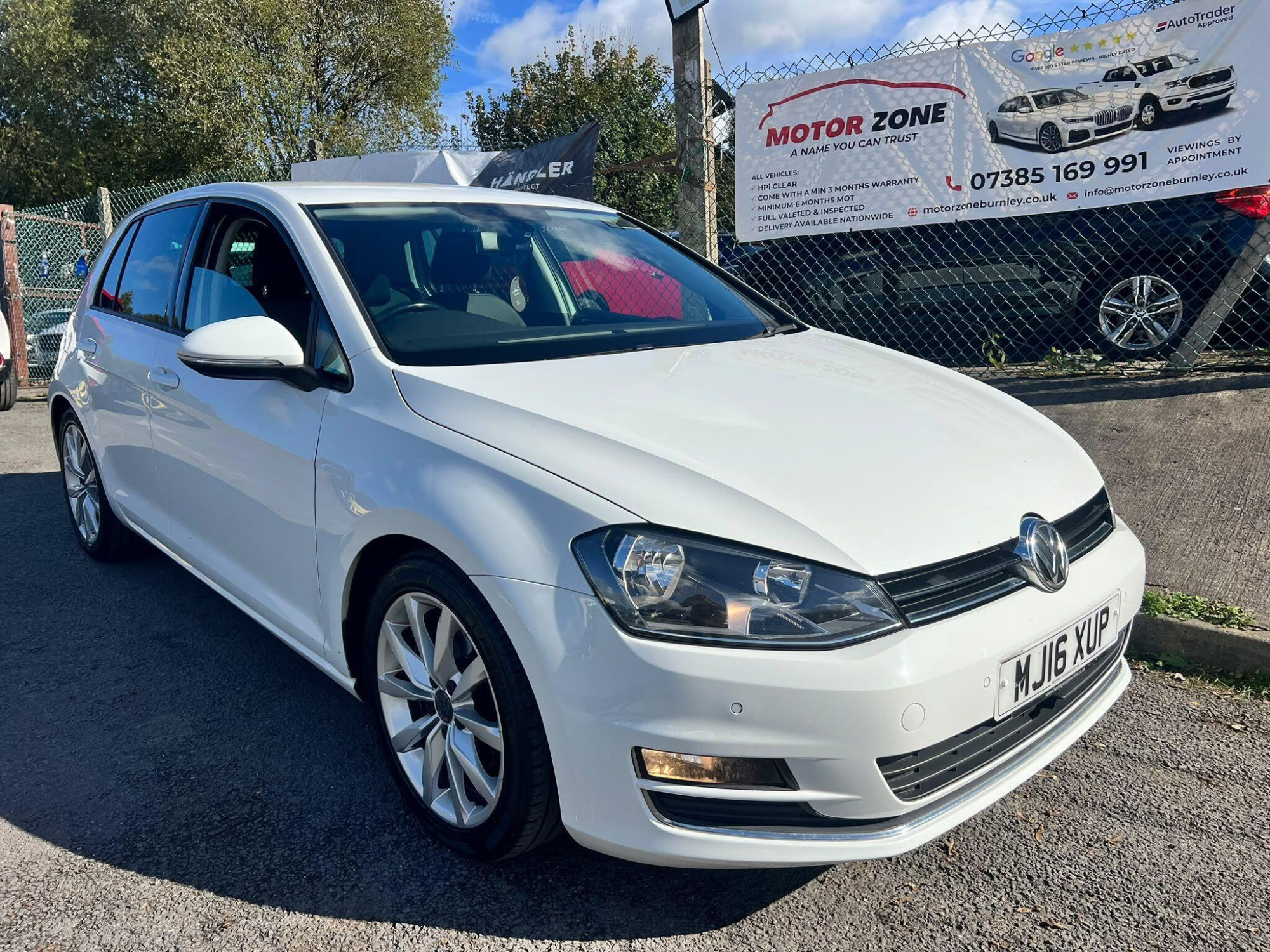 2016 Volkswagen Golf 2.0 TDI BlueMotion Tech GT Euro 6 (s/s) 5dr for sale at Motor Zone Burnley